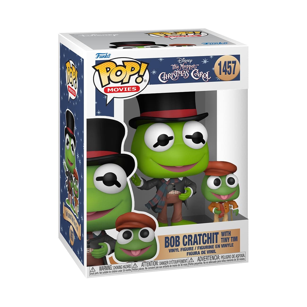 POP! and Buddy: the Muppet Christmas Carol - Kermit the Frog With TT - the Muppets - Collectable Vinyl Figure - Gift Idea - Official Merchandise - Toys for Kids & Adults - Movies Fans