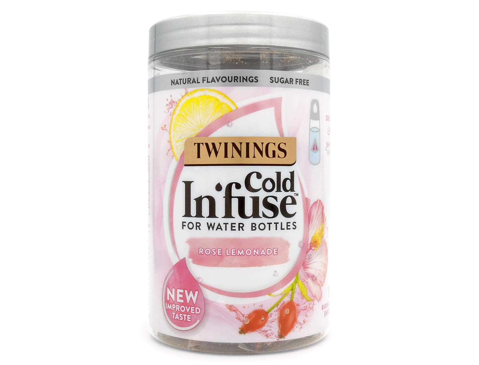 TwiningsCold In'Fuse for Water Bottles - Rose Lemonade - 12 Infusers