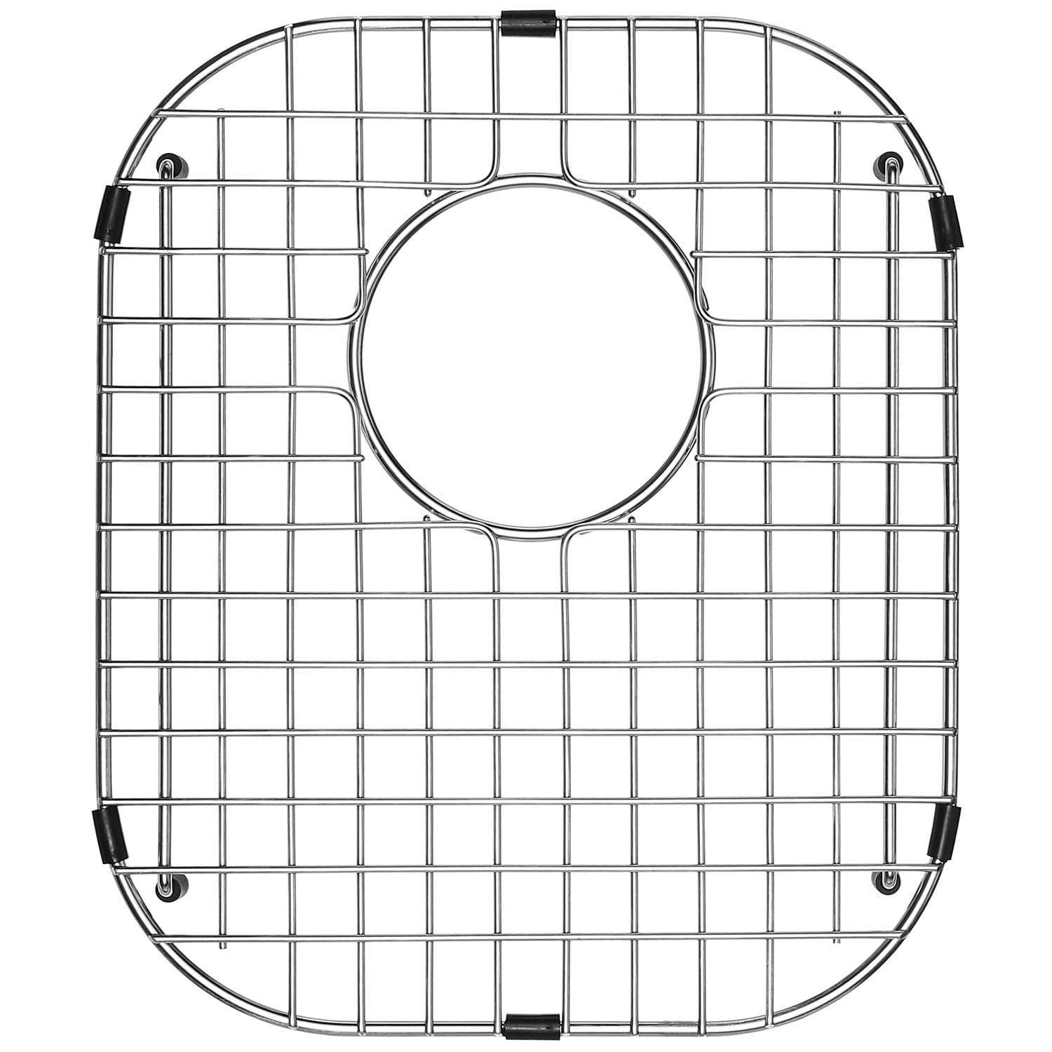 Serene Valley Sink Protector and Kitchen Sink Bottom Grid NDG1518, 304 Premium Stainless Steel, dim 12" x 14 1/8"