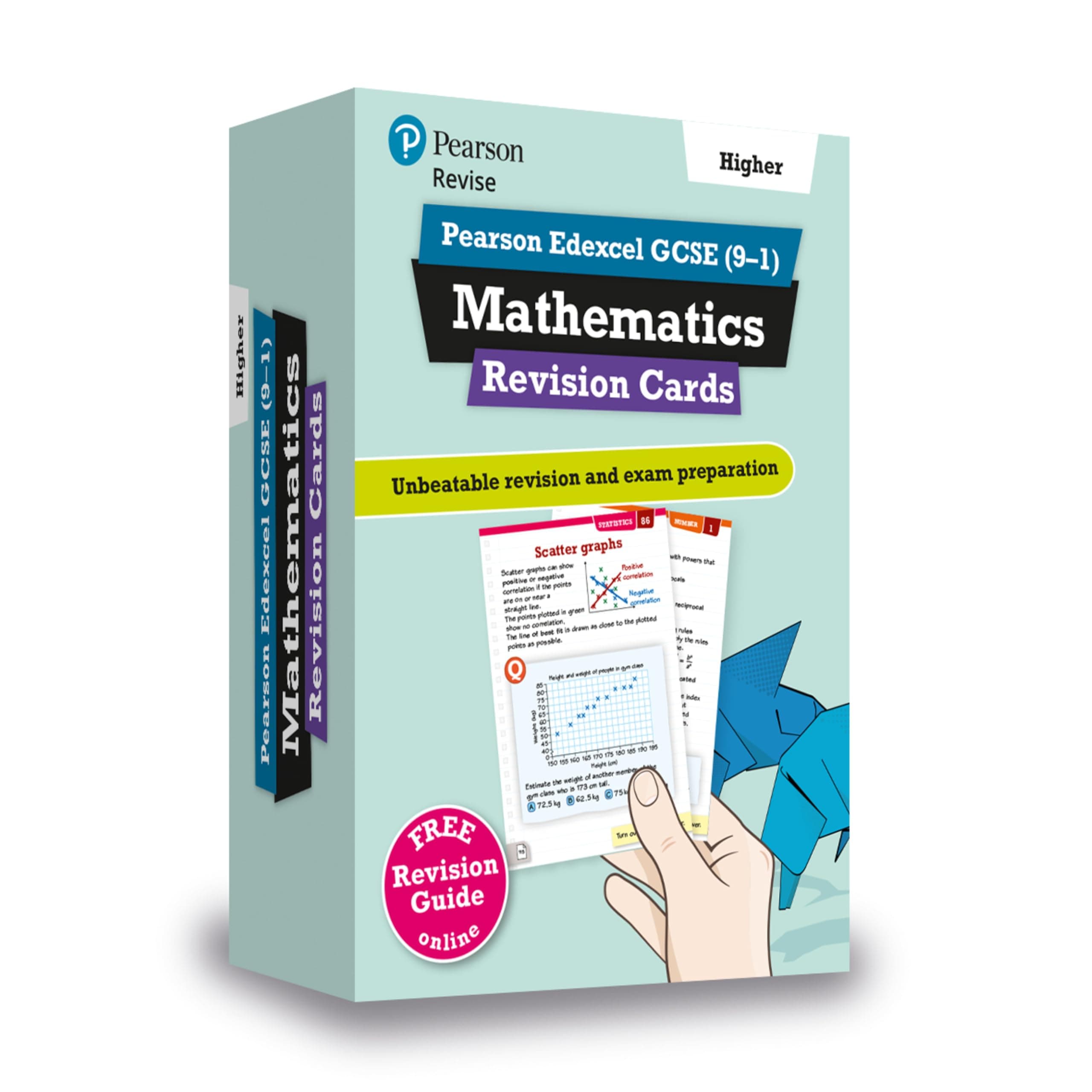 Pearson REVISE Edexcel GCSE Maths (Higher) Revision Cards - for 2026, 2027 exams