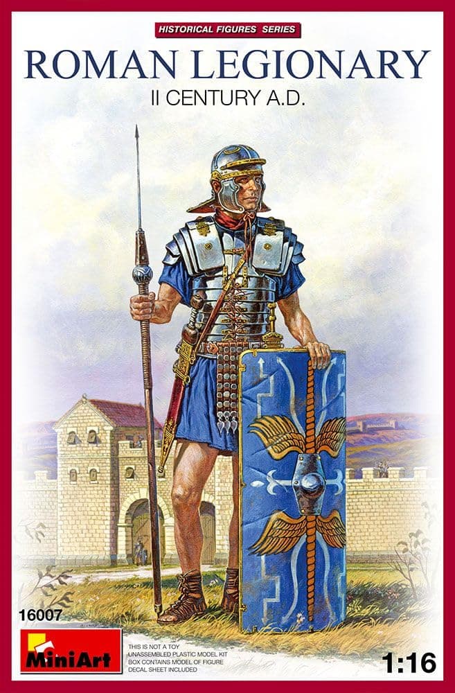 Miniart 1:16 Scale Roman Legionary II century A.D. Plastic Model Kit