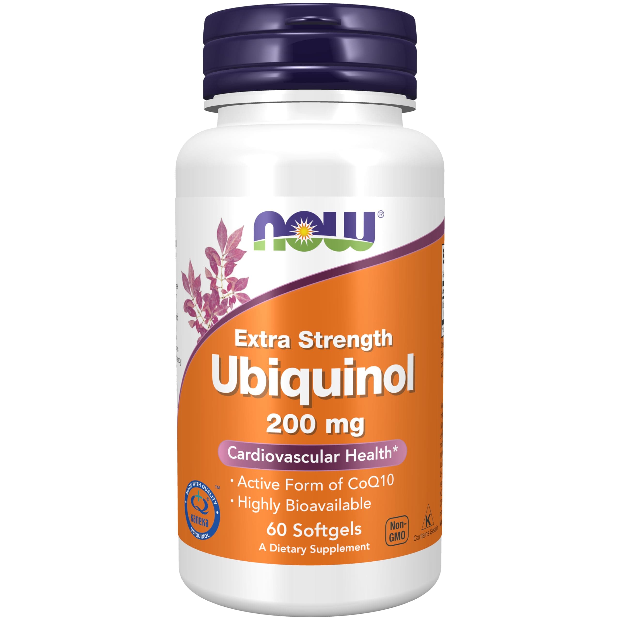 Now Foods Ubiquinol Extra Strength 200 Mg. 60 Softgels