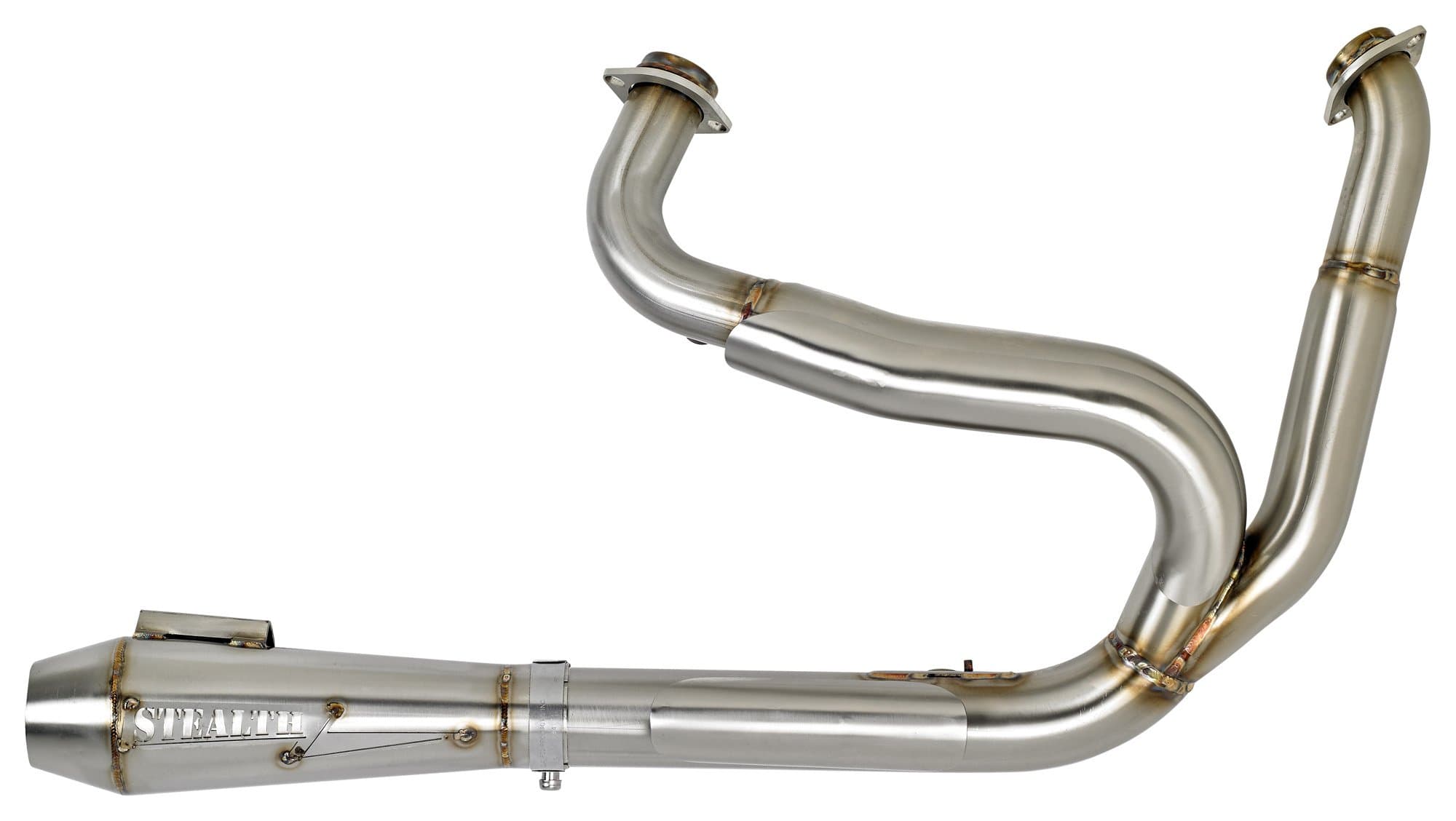 Stealth Pipes SP-DYNA2 Stainless Steel Harley Davidson Dyna Exhaust (06-17)