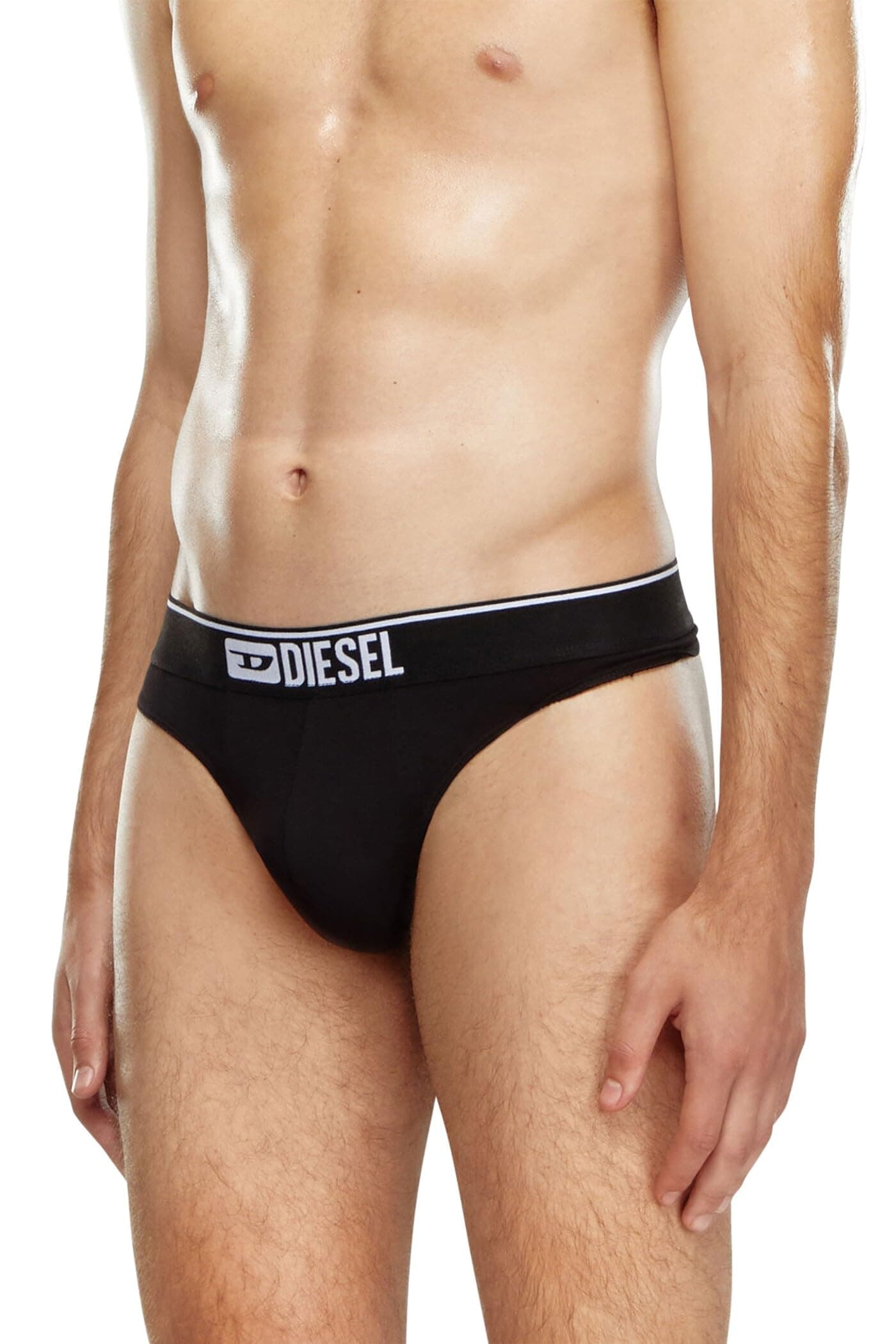 Diesel UMBR-STRINGTHREEPACK Briefs Man Black