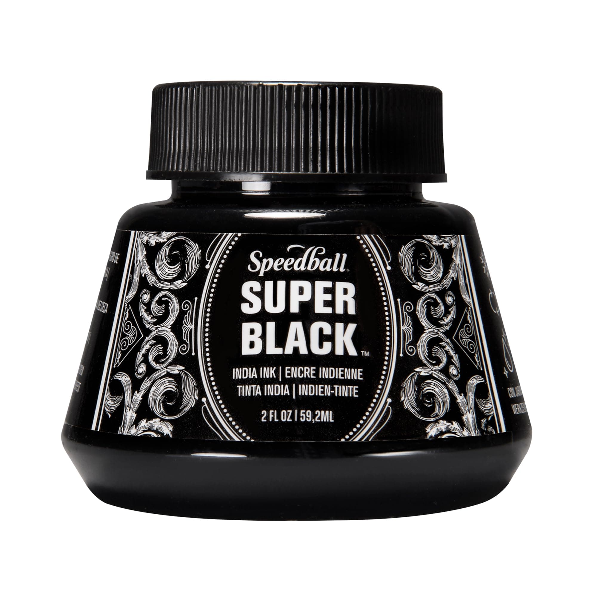 Super Black India Ink, 2 Ounce (59.1ml)