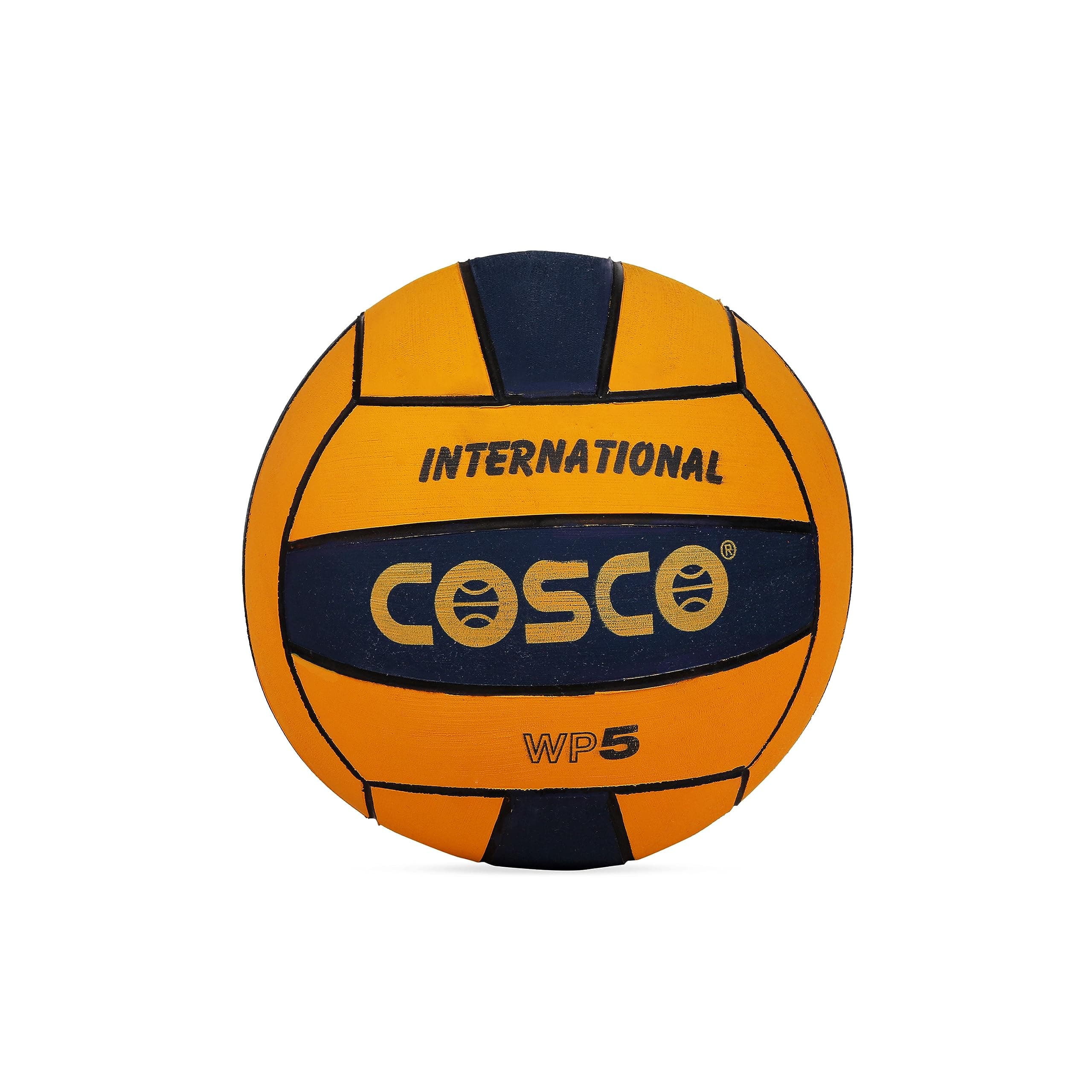 Rubber Water Polo Balls (Orange, Blue, Size 5)