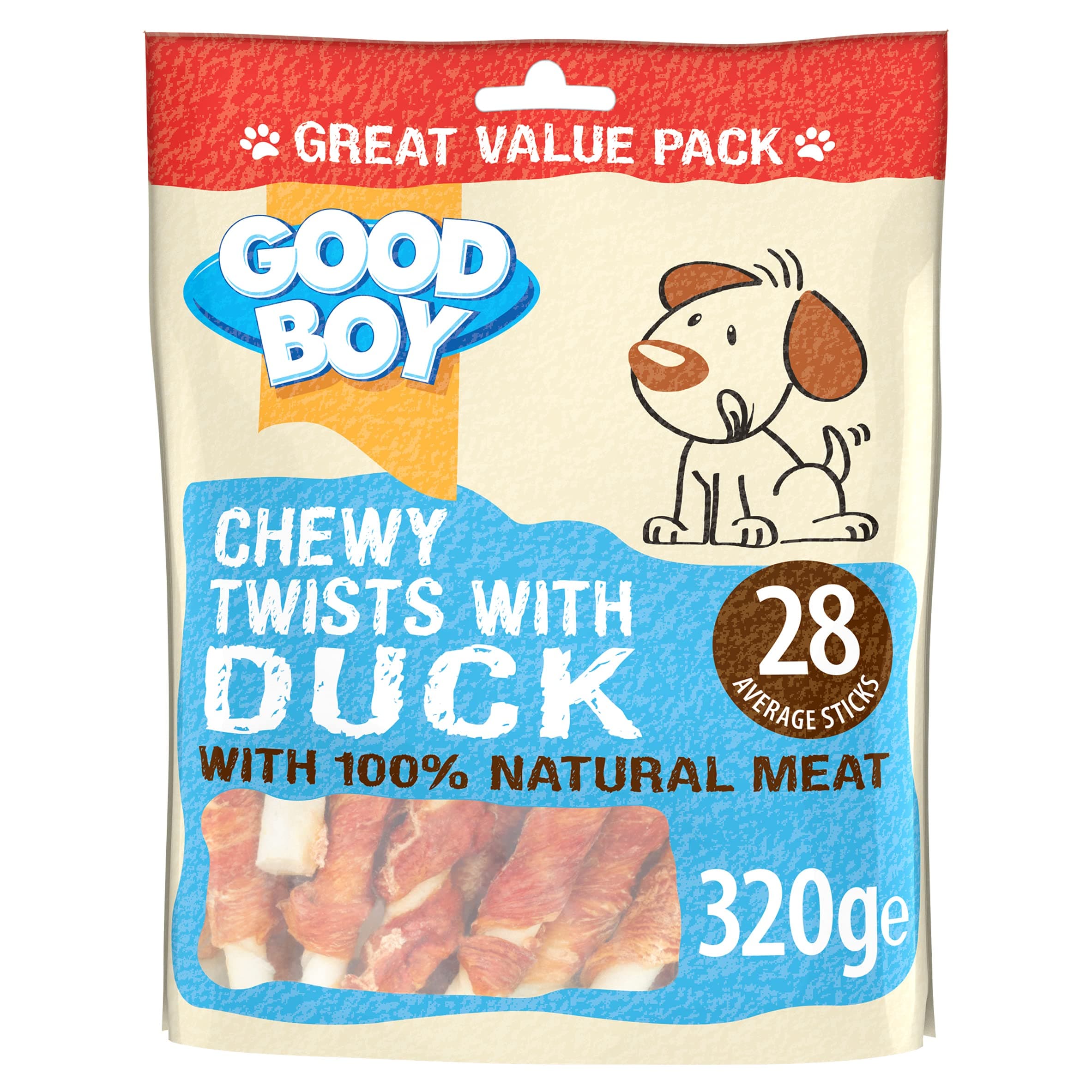 Armitage Goodboy Chewy Twists with Duck 320g Value Pack