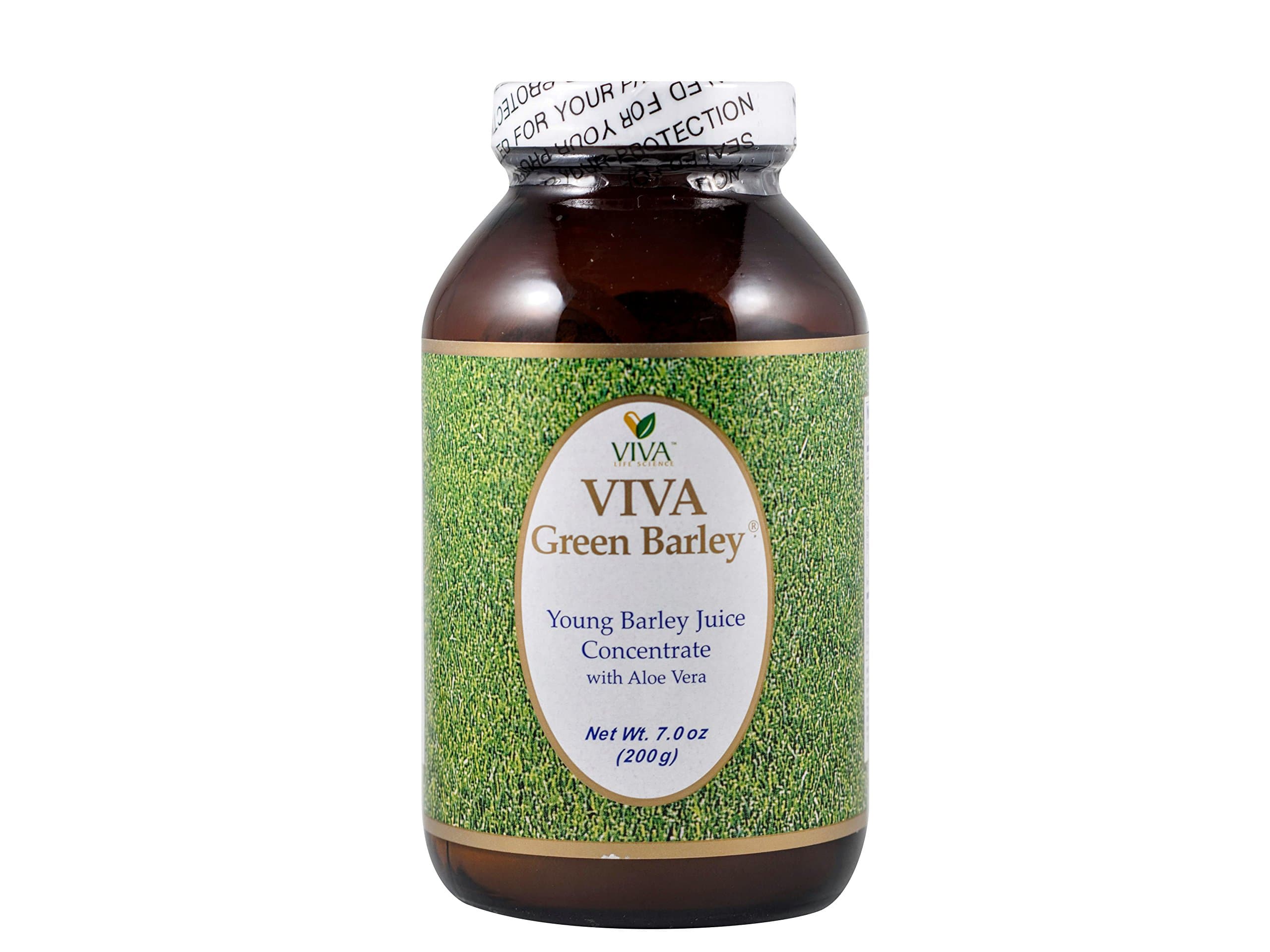 Viva Life Science-Green Barley with Aloe Powder, 7OZ