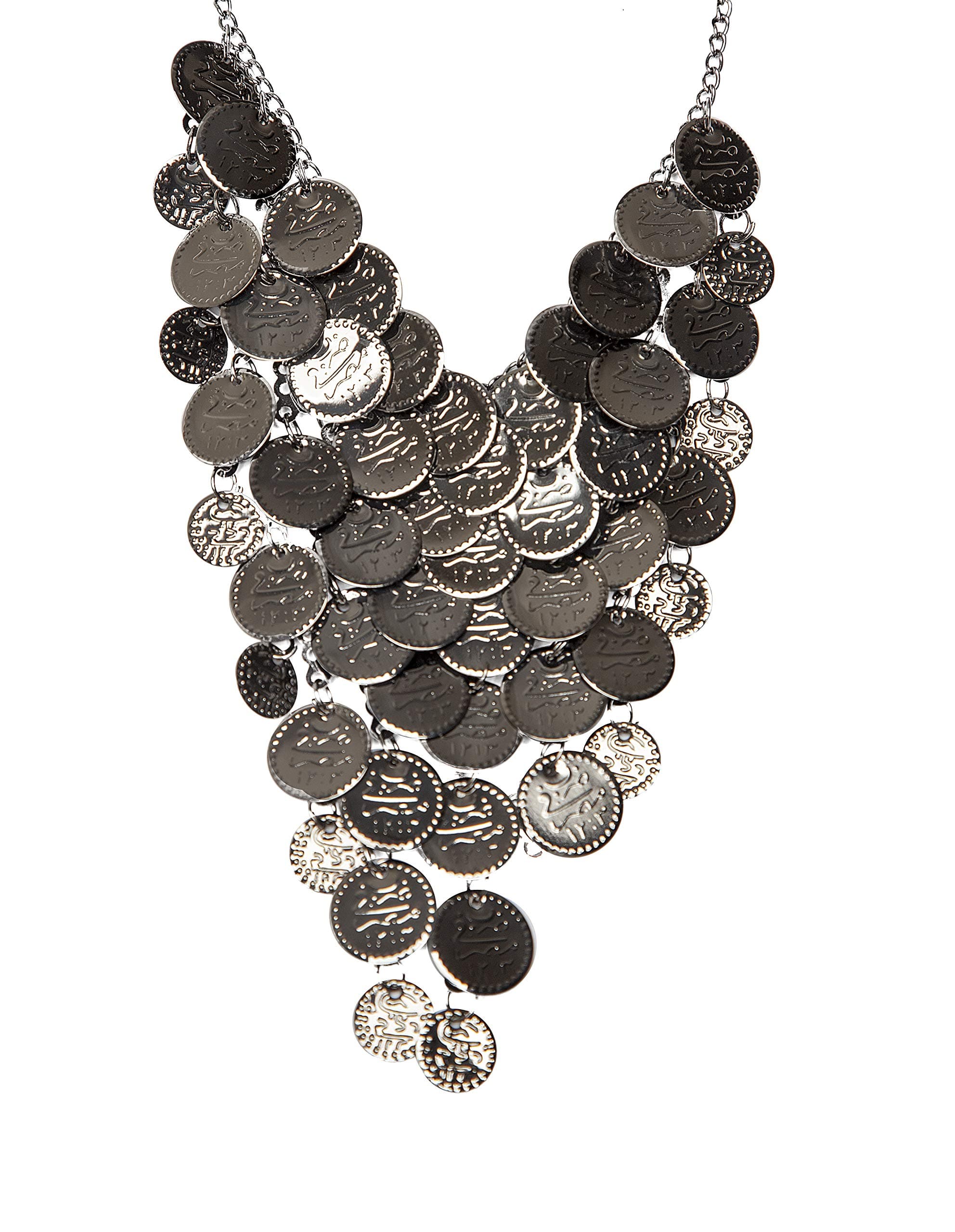 Arsimus Belly Dance Gypsy Coin Necklace