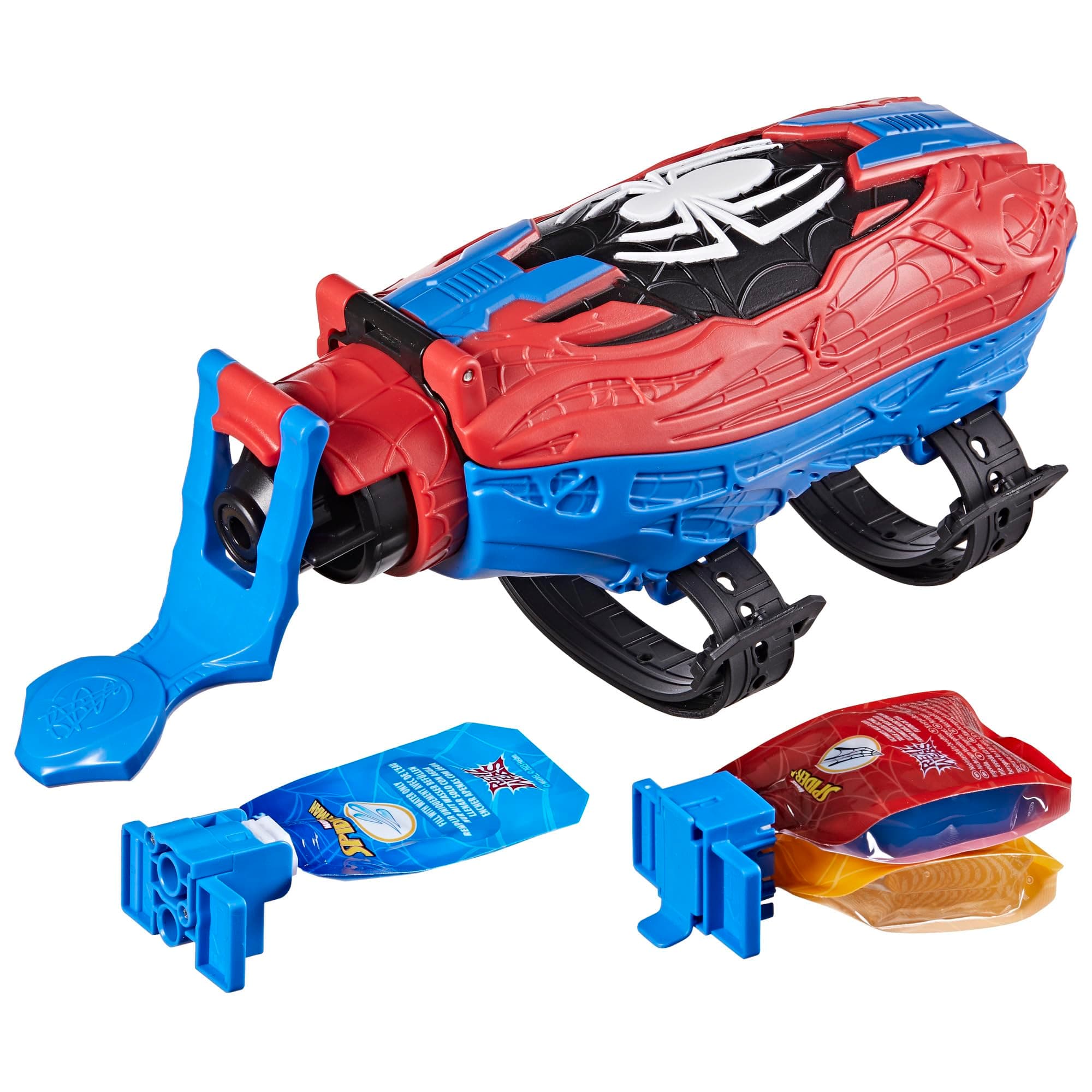 Spider-Man Real Webs Ultimate Web Blaster - 2-in-1 Role Play Toy, Spider-Man Costume, Kids 5+