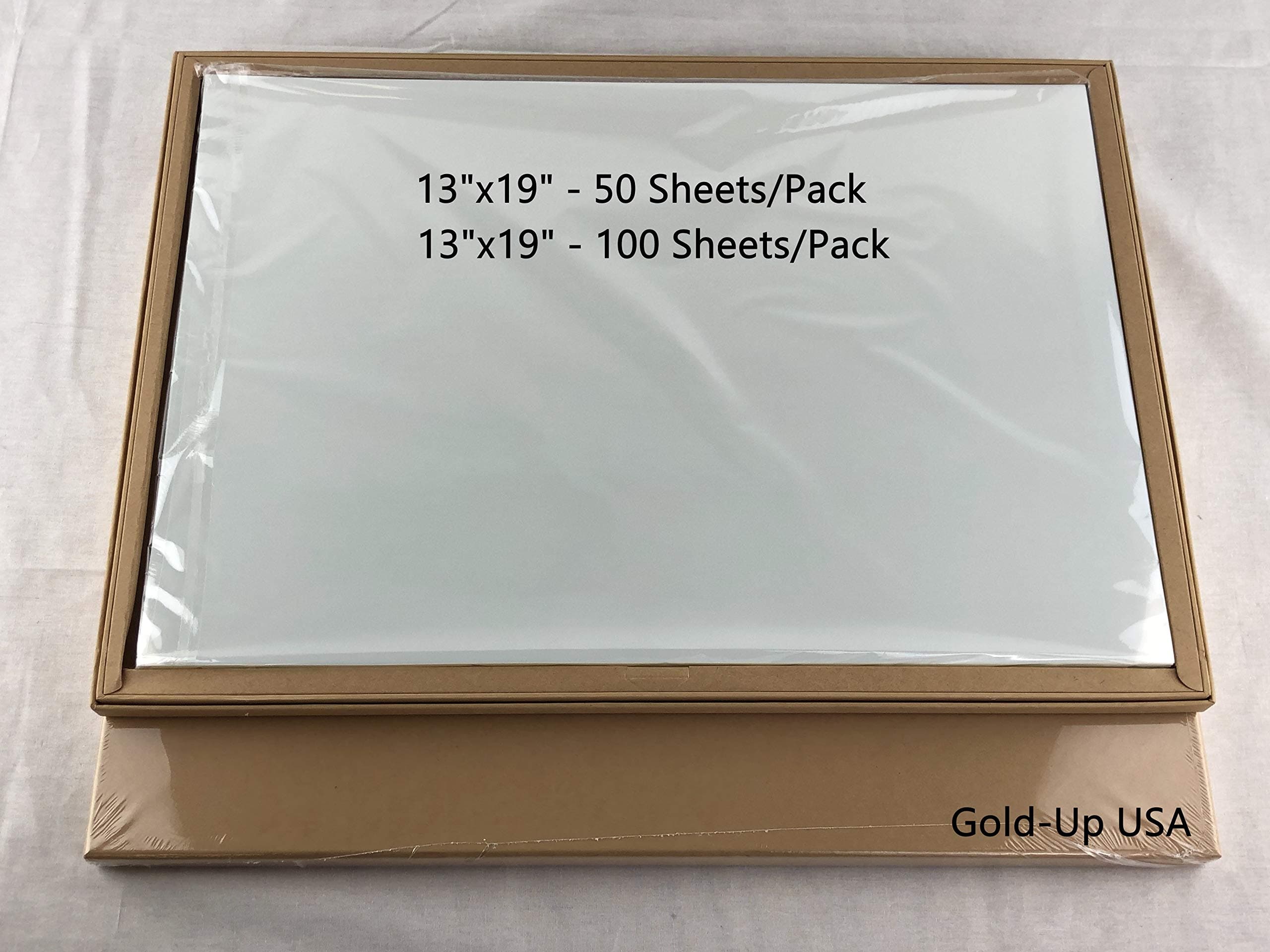 - 13 x 19 Inch Waterproof Inkjet Transparency Film for Silk Screen Printing - 1 Pack (50 Sheets)