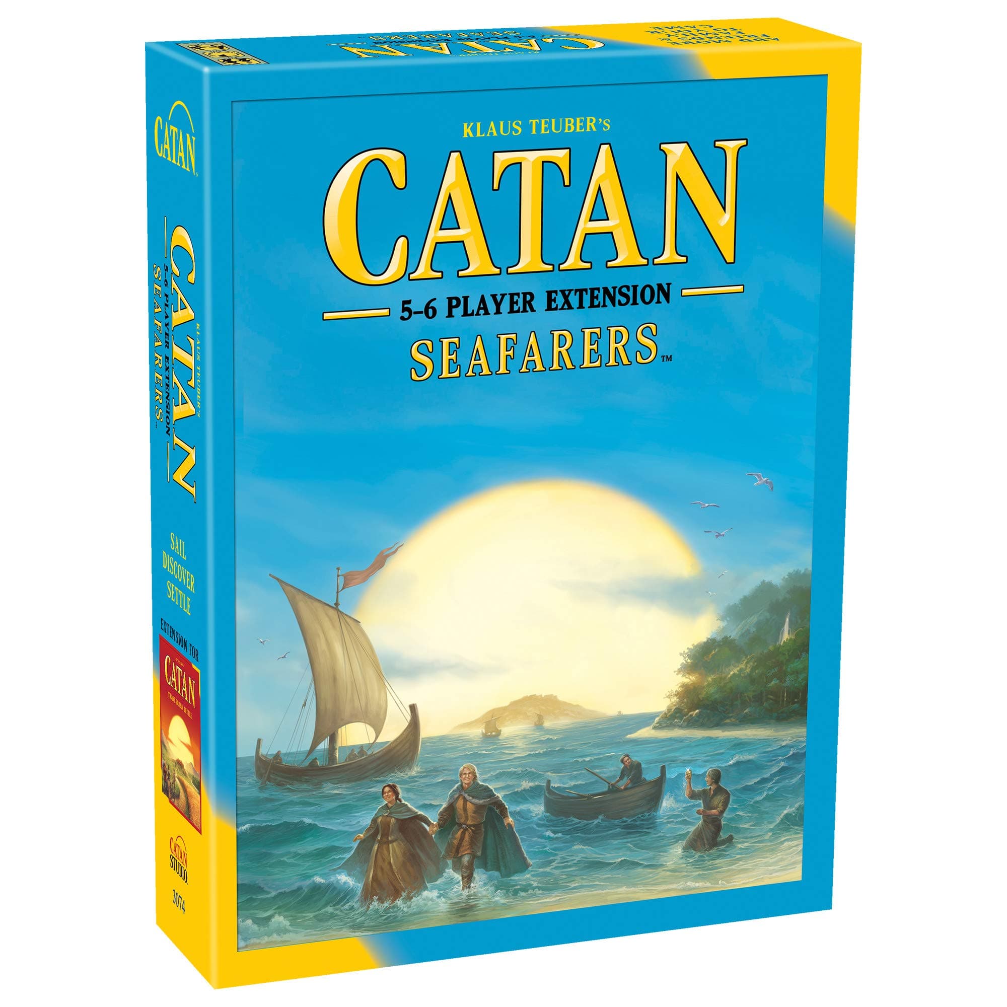 CATAN - Catan Seafarers 5 and 6 Player, Board Game Extension, Ages 12+, Playtime 120 mins