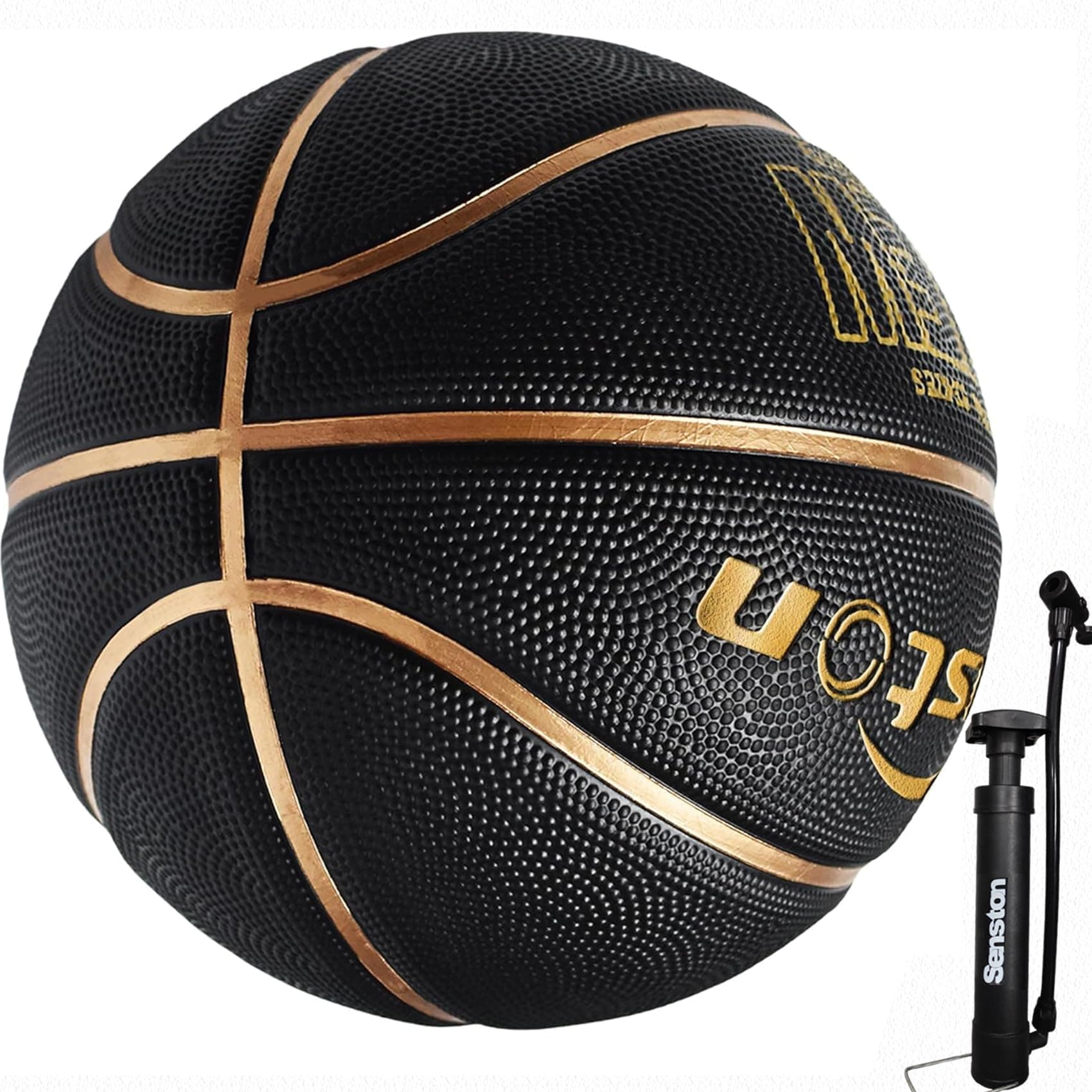 Senston Basketball 29.5" Outdoor Indoor Mens Basketball Ball Official Size 7 Basketballs