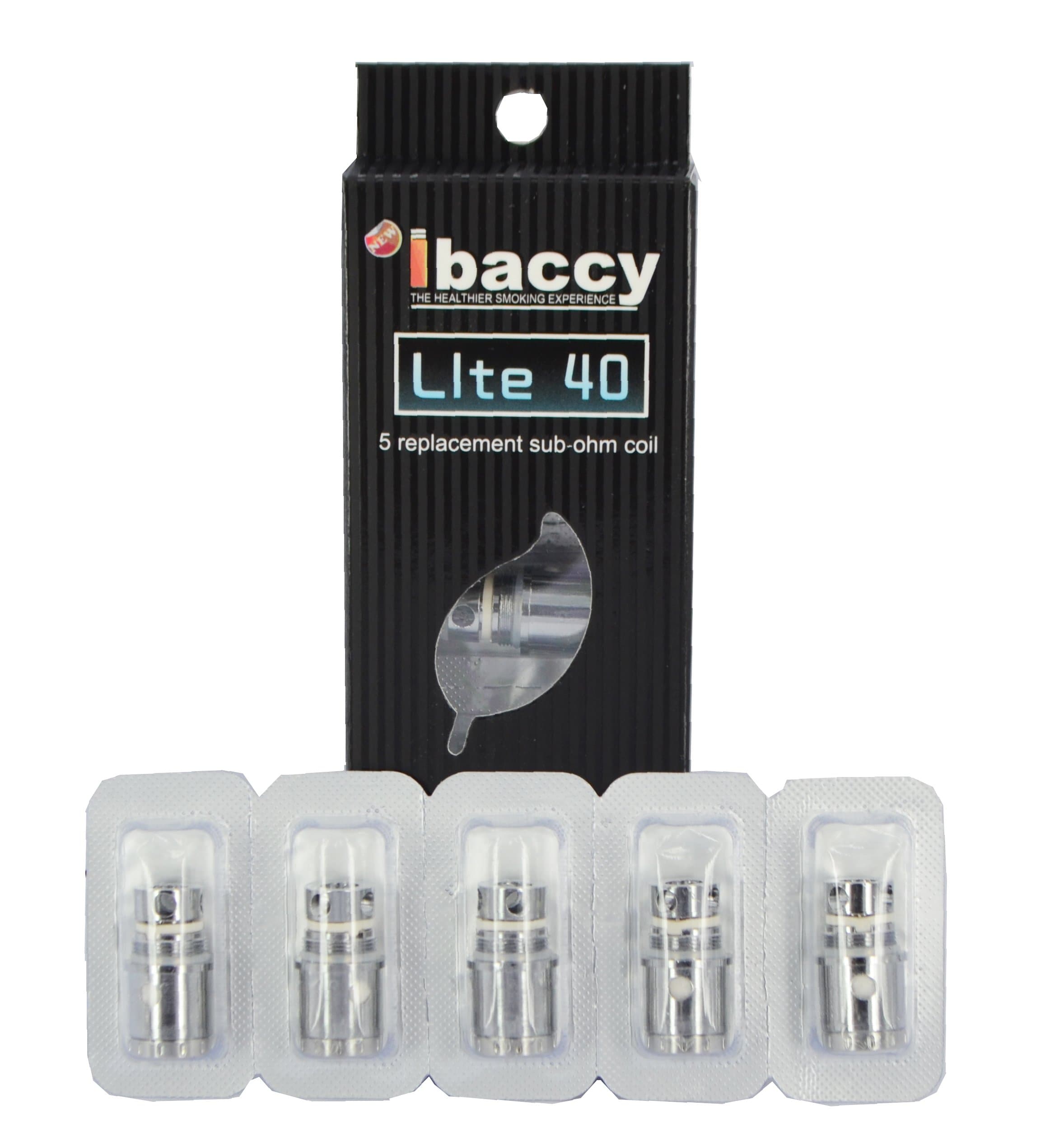5 x iBaccy Lite 40 Mini Starter Kit 40W 2200mah Coils