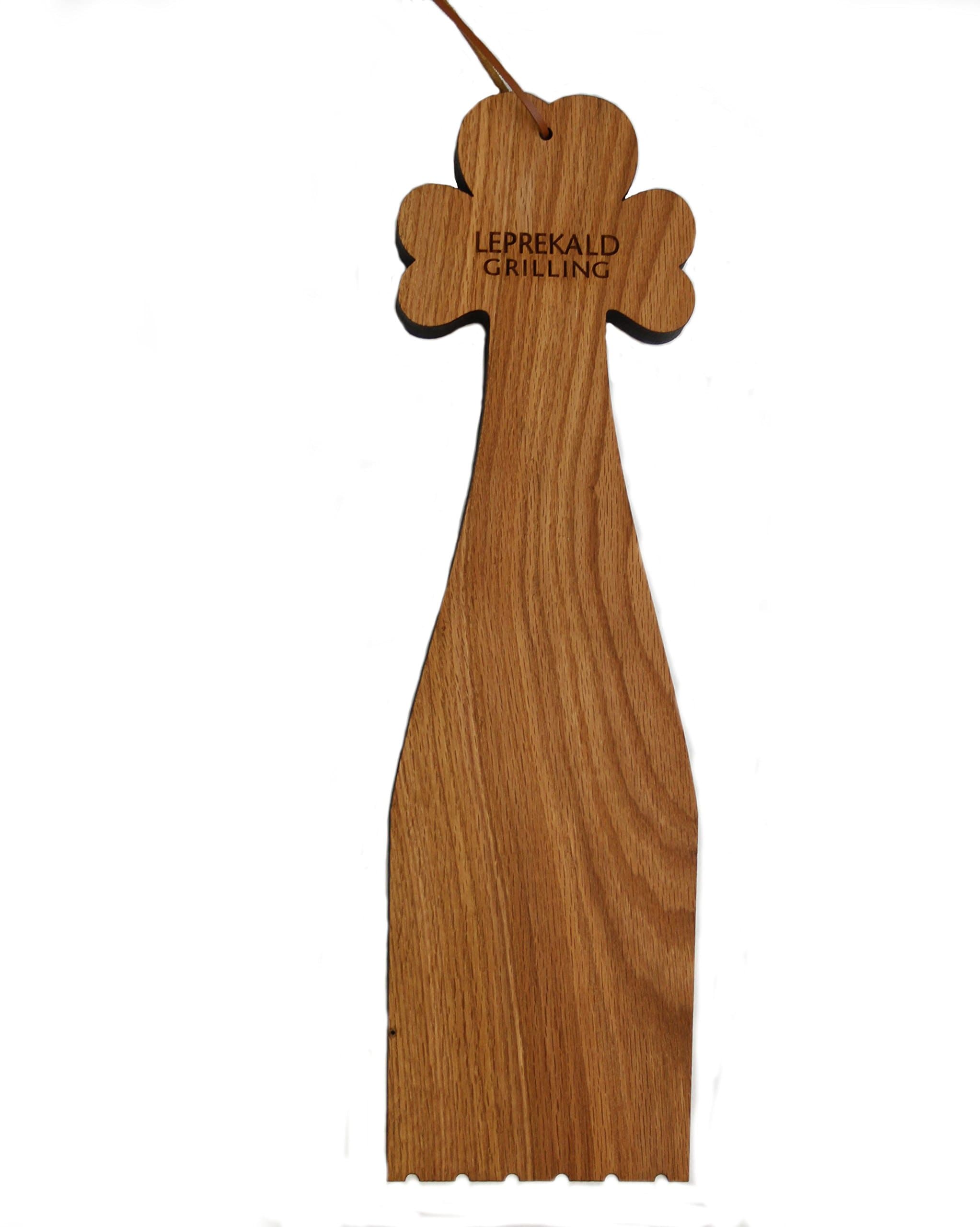 All Natural Grill Cleaner by Leprekald Grilling-Wood Grill Scraper-BBQ Grill Grate Scraper-Revolutionary Grate Lock Technology-Don’t Eat Metal Bristles-Designed with Our Irish Friends in Mind