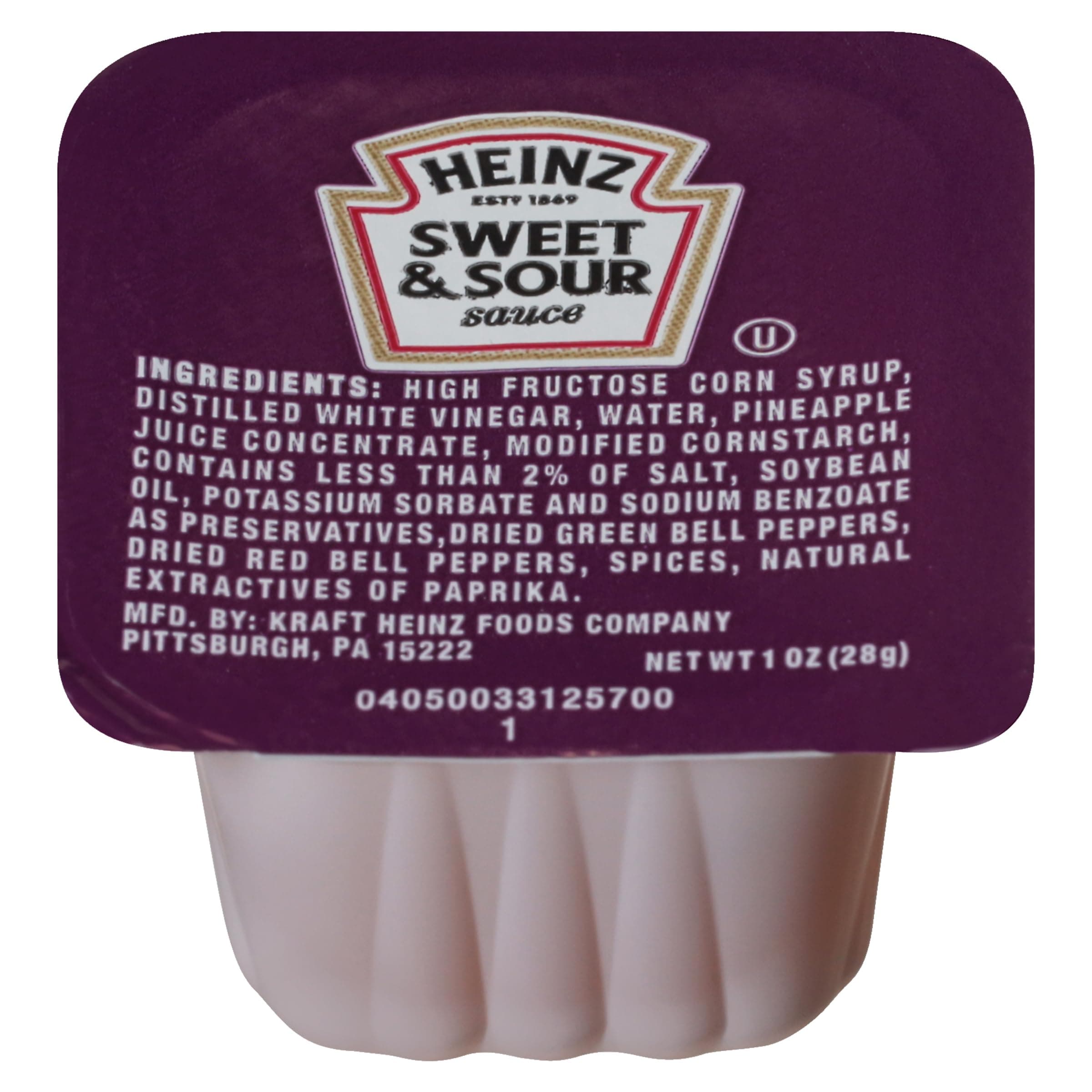 Sweet & Sour Sauce, Single Serve, 1 oz. Dunk Cup, Pack of 100