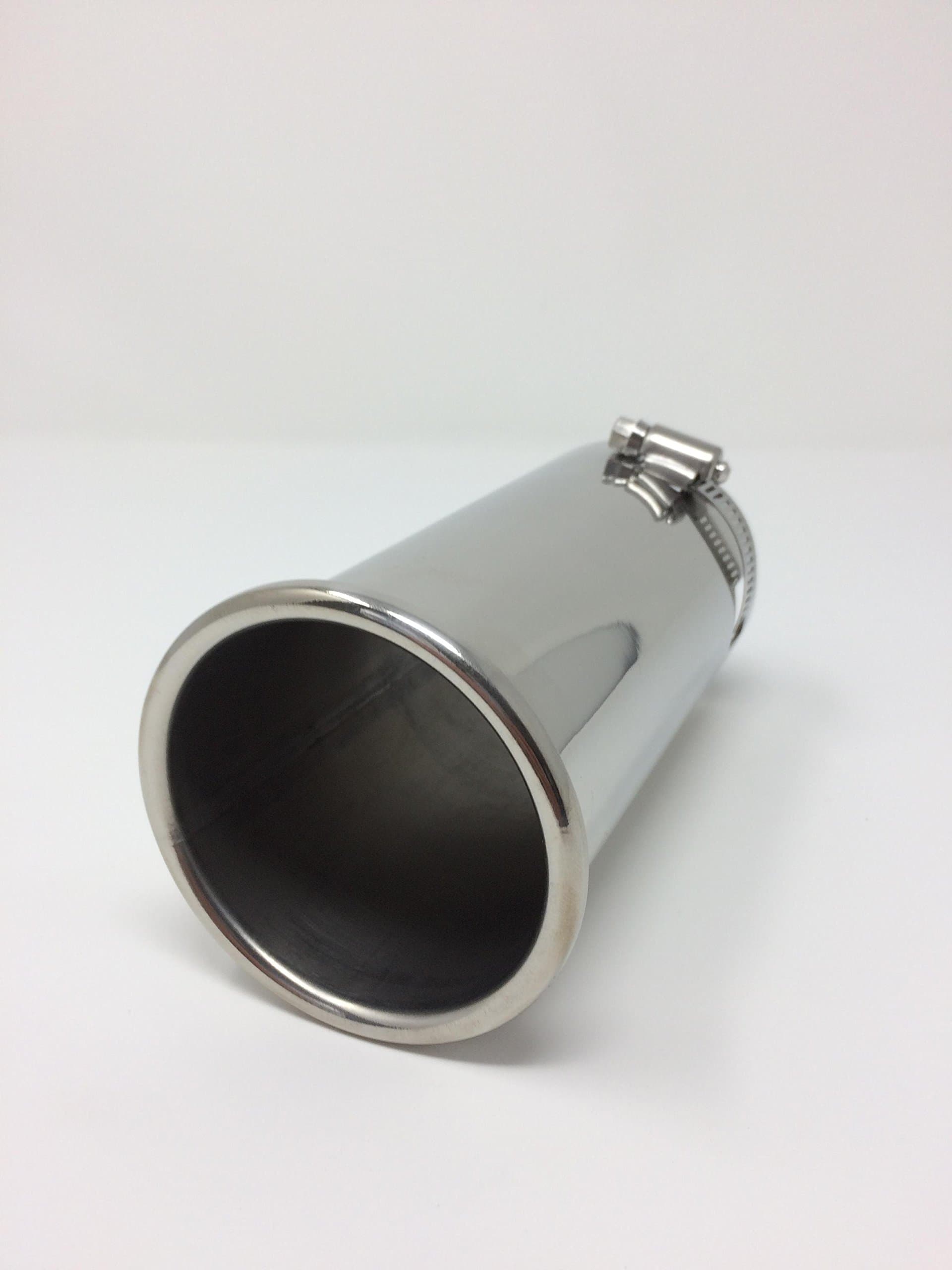 Stainless Steel Rolled Tip Exhaust 45mm - 65 mm Top Quality Exhaust Tip