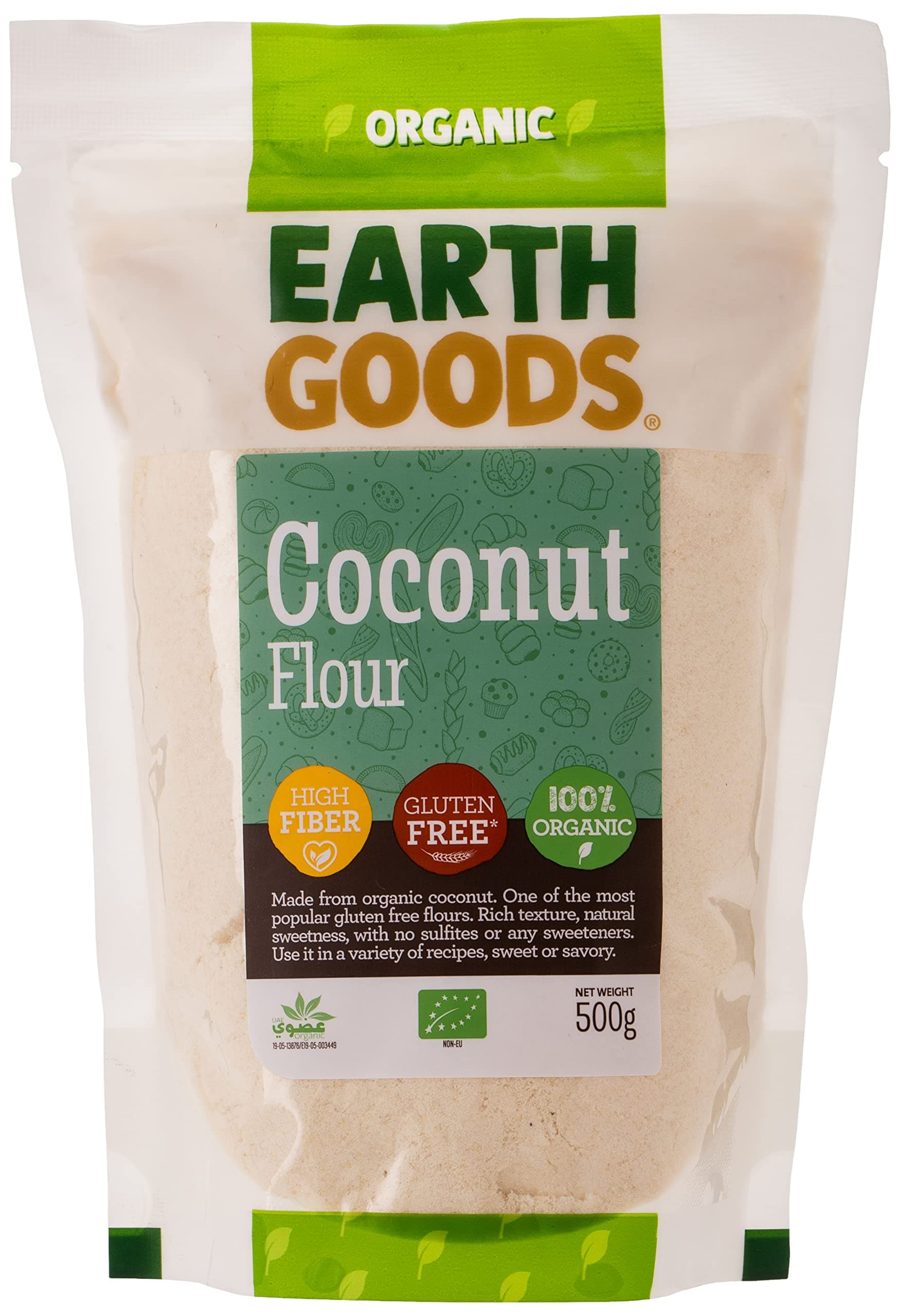 Earth Goods Organic Coconut Flour Gf 500G