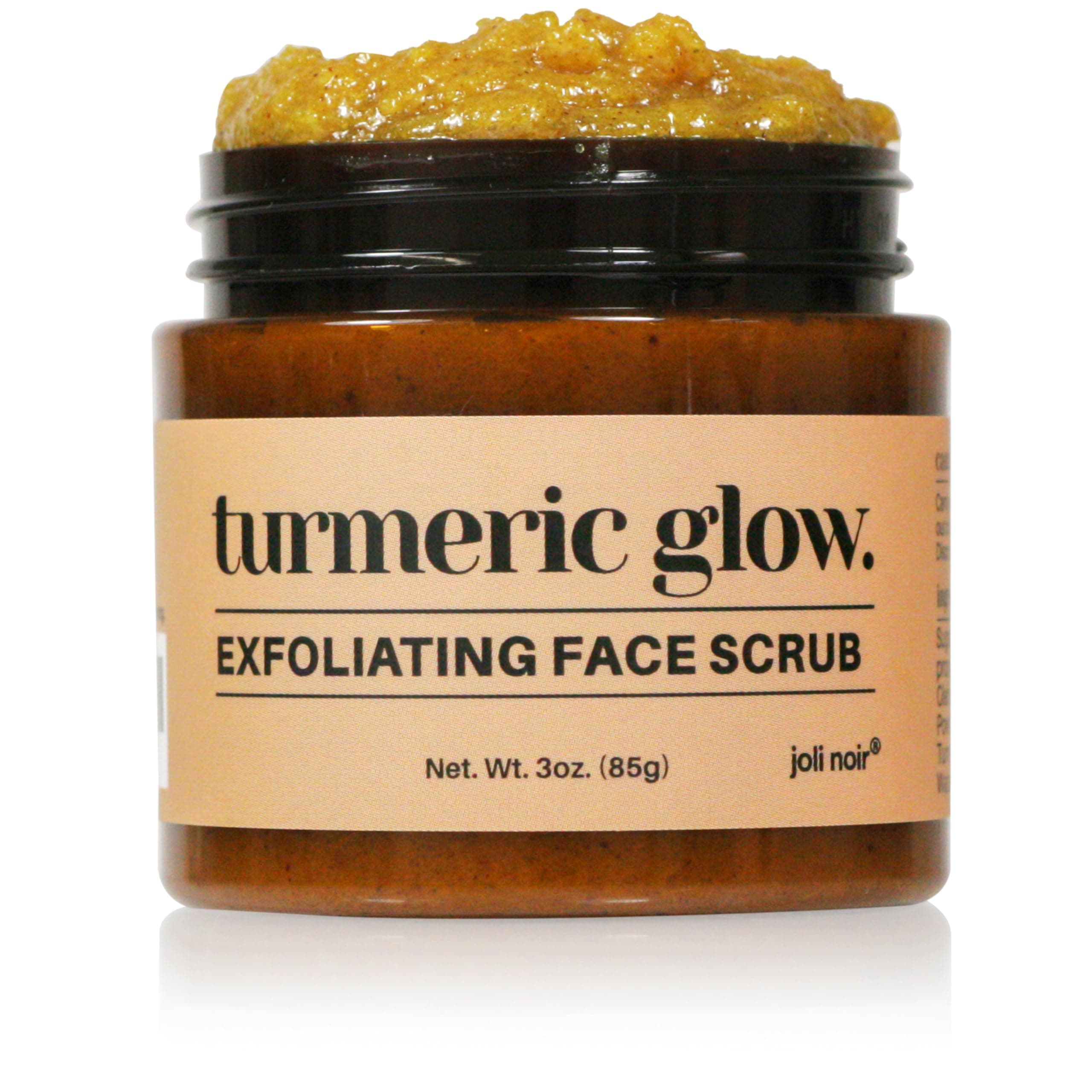 Turmeric Scrub With Honey & Cinnamon - Fragrance Free Exfoliating Face Sugar Scrub - For Acne, Hyperpigmentation & Dullness - 3 Ounces