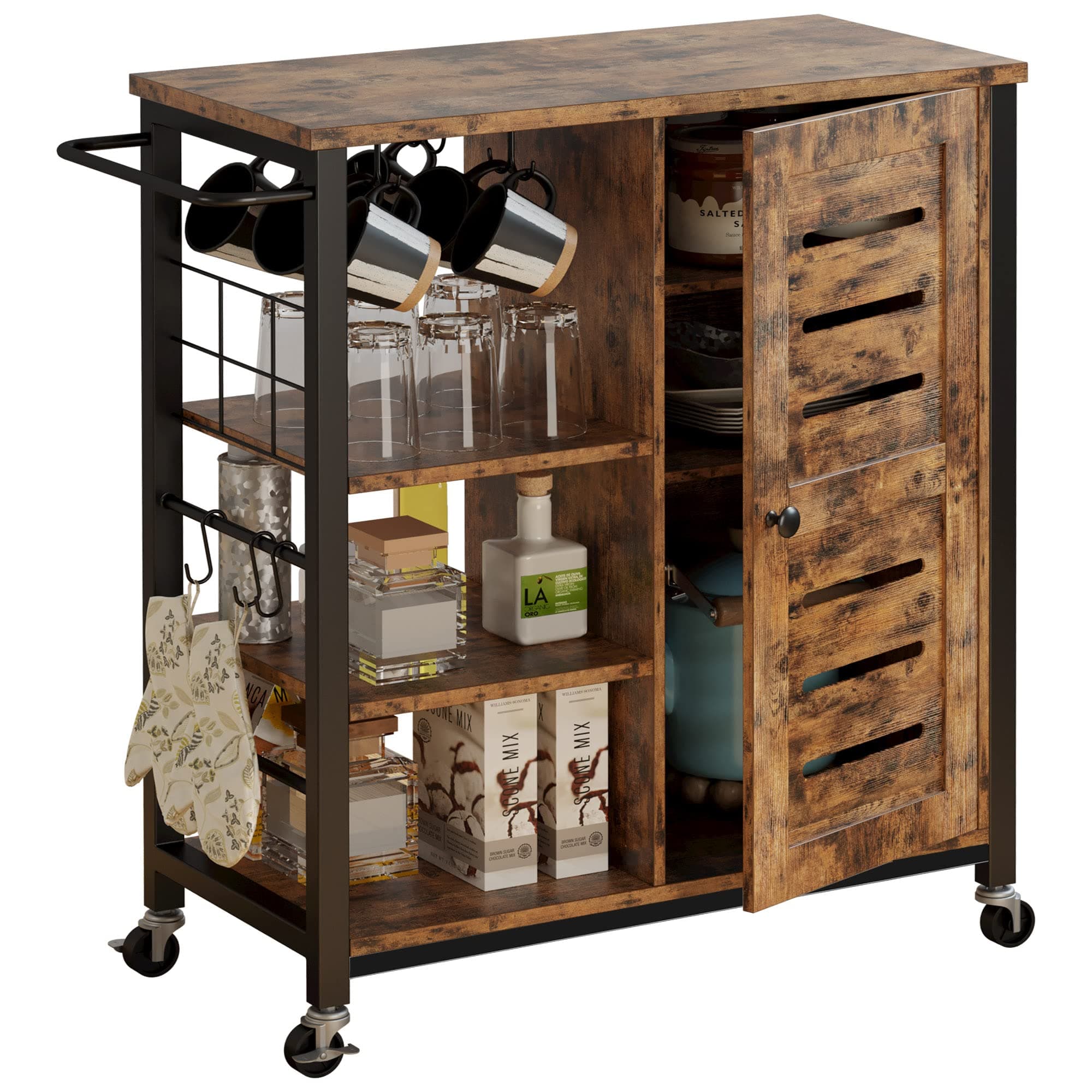 IRONCK storage cabinet cart