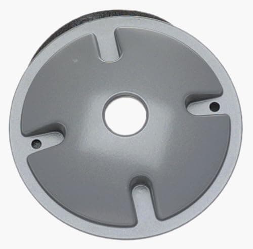 HubbellElectrical Prod 5193-0 Hubbell Electrical Round Lampholder Cover Gray, Grey