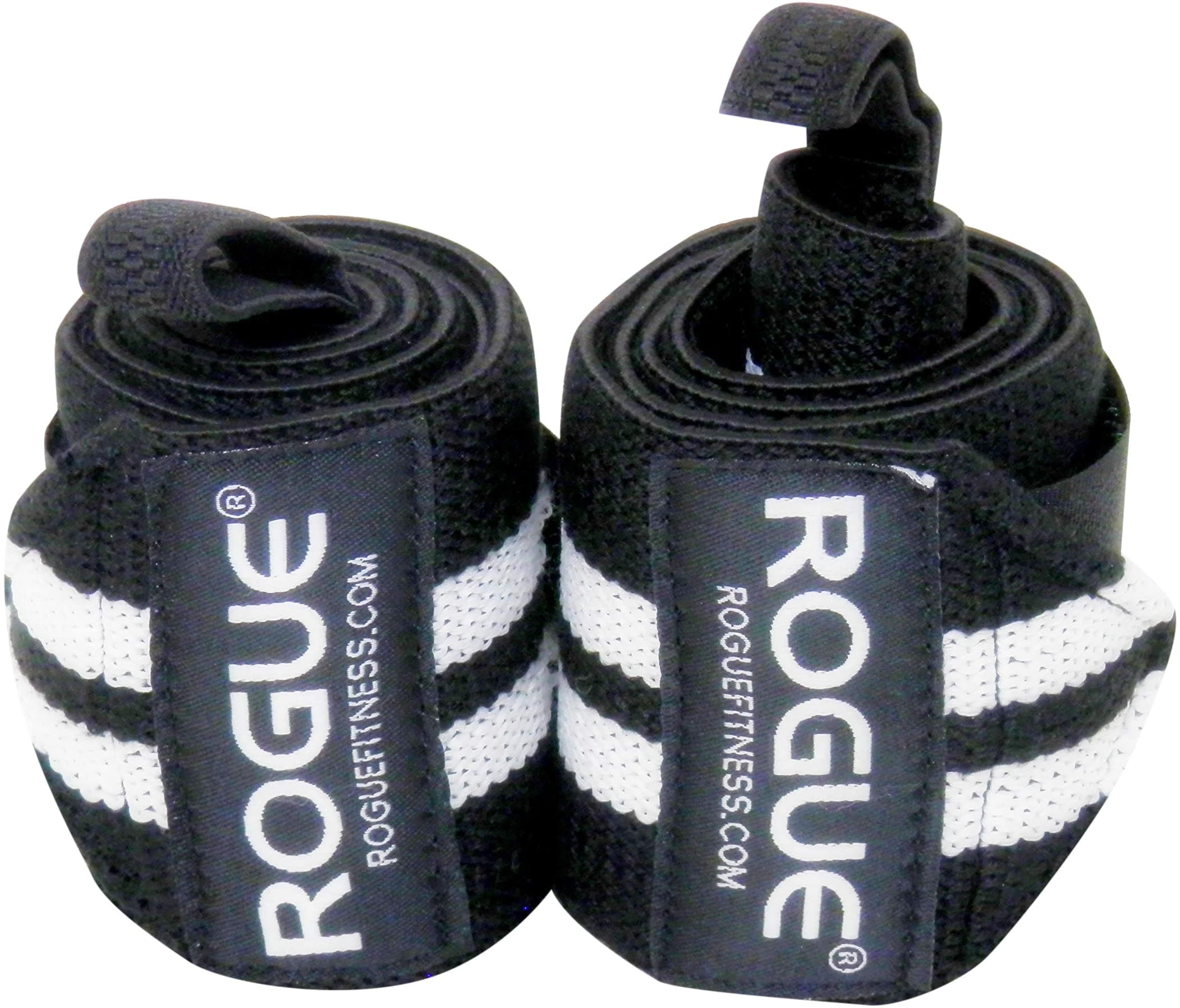 Rogue Fitness Wrist Wraps | Available in Multiple Colors (Black/White, 18")