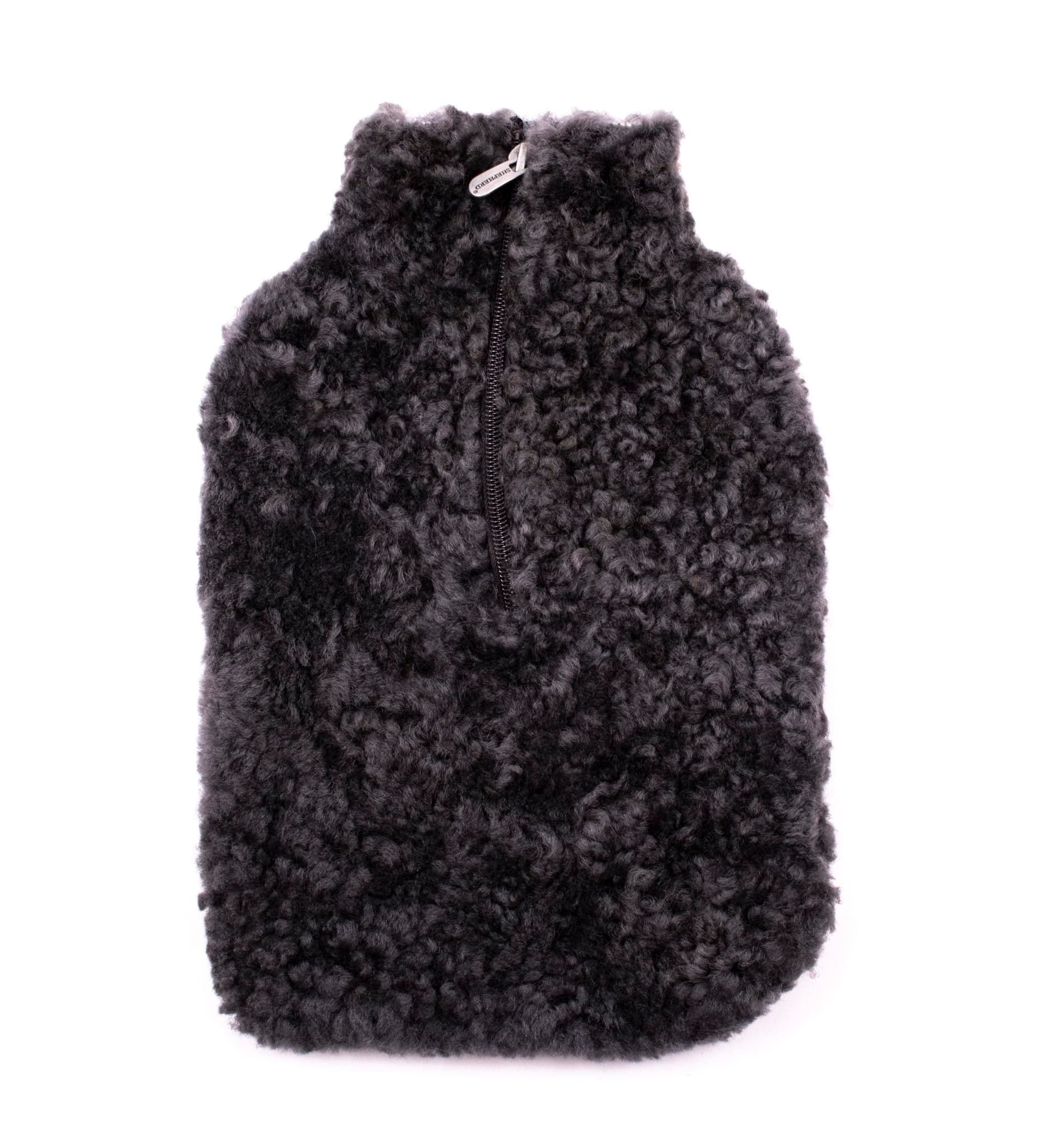 Shepherd of Sweden Kerri Sheep Skin Hot Water Bottle Cover Carbon