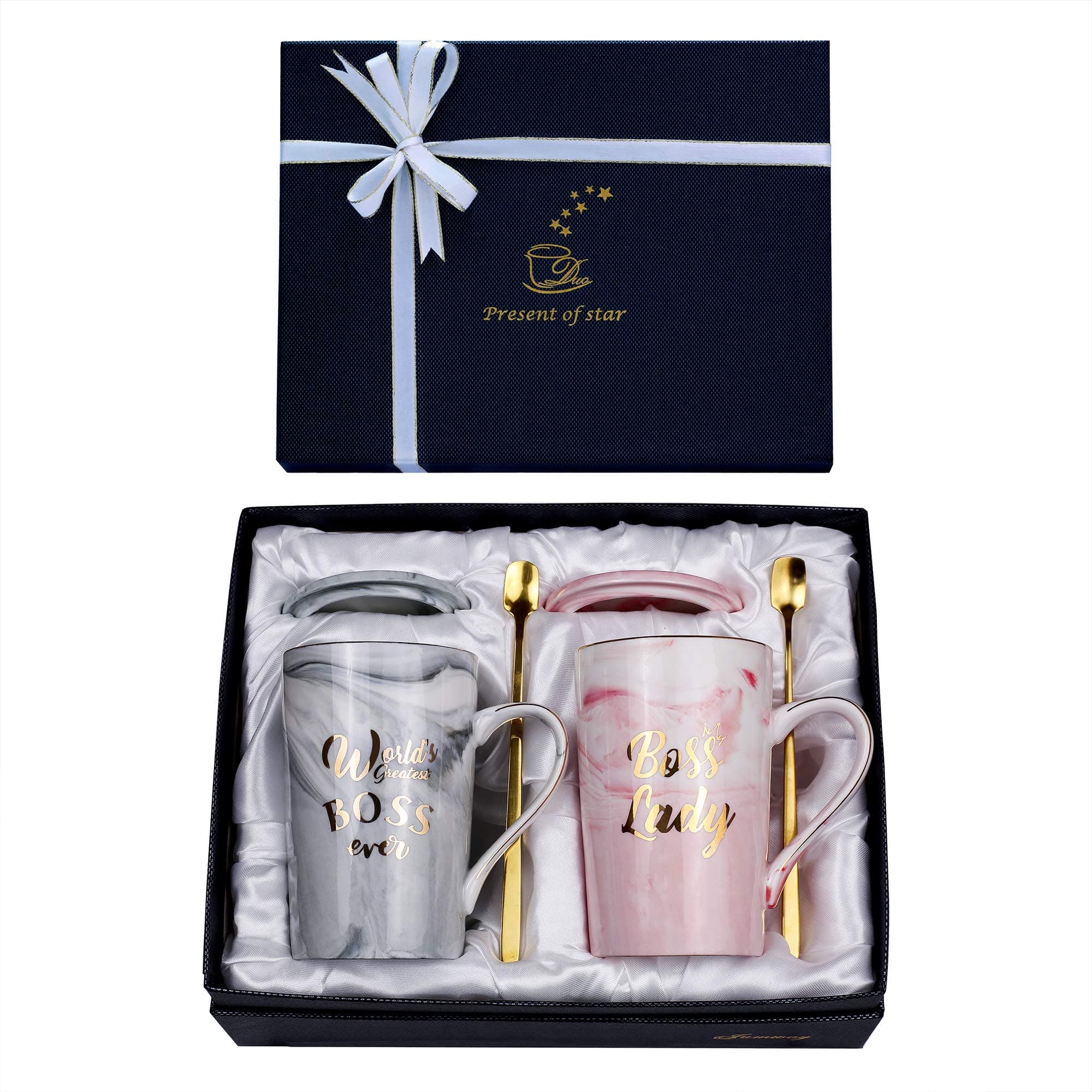 Jumway World's Greatest Boss Ever mug and Boss lady mug - Best GIft for Boss and Boss lady Boss mug Boss gifts Boss mugs Best boss Gifts idea for Boss Day 14oz