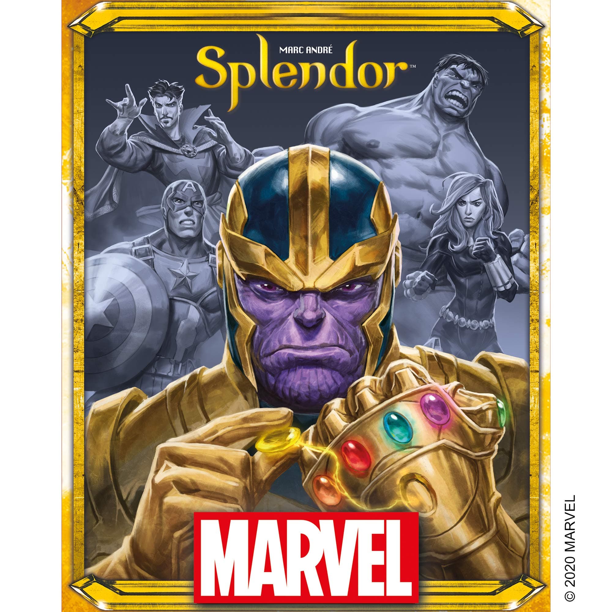 Marvel Splendor |Board Game | Ages 10+ | 2 to 4 Players | 30 Minutes Playing Time