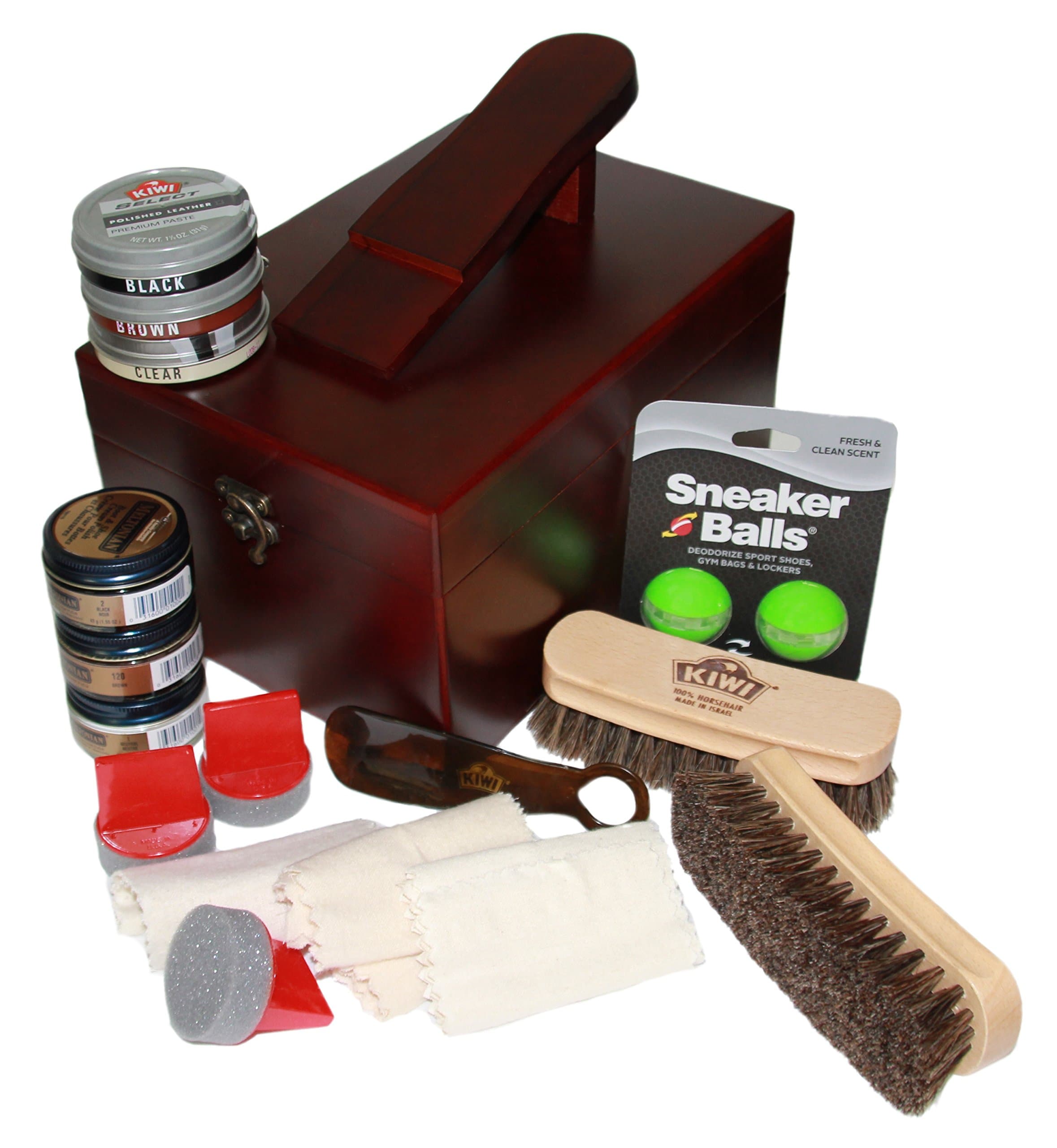 FeetPeople Deluxe Valet Shoe Shine Kit (#DELUXE), 1 Kit