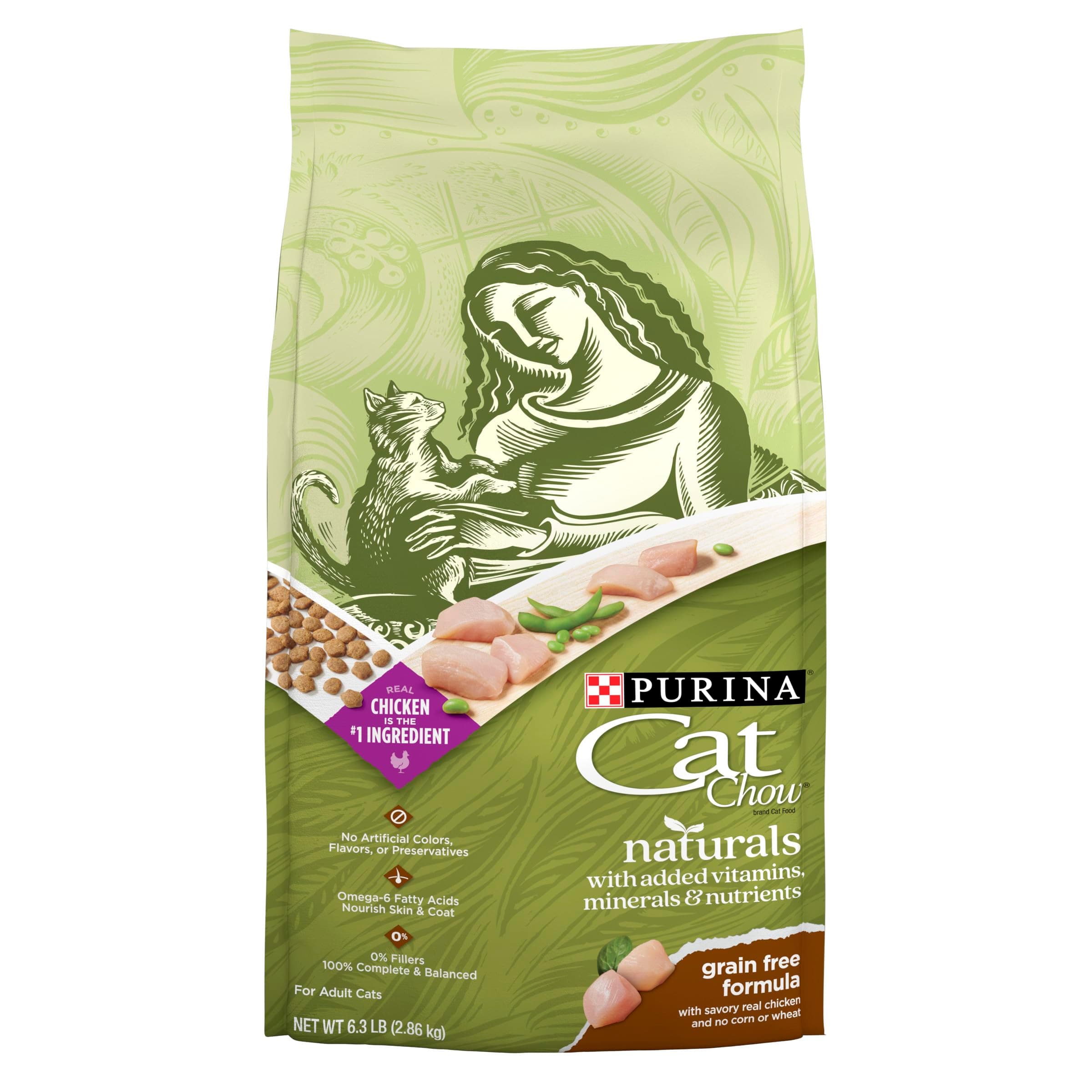 Cat Chow Naturals Grain Free With added vitamins, minerals and nutrients