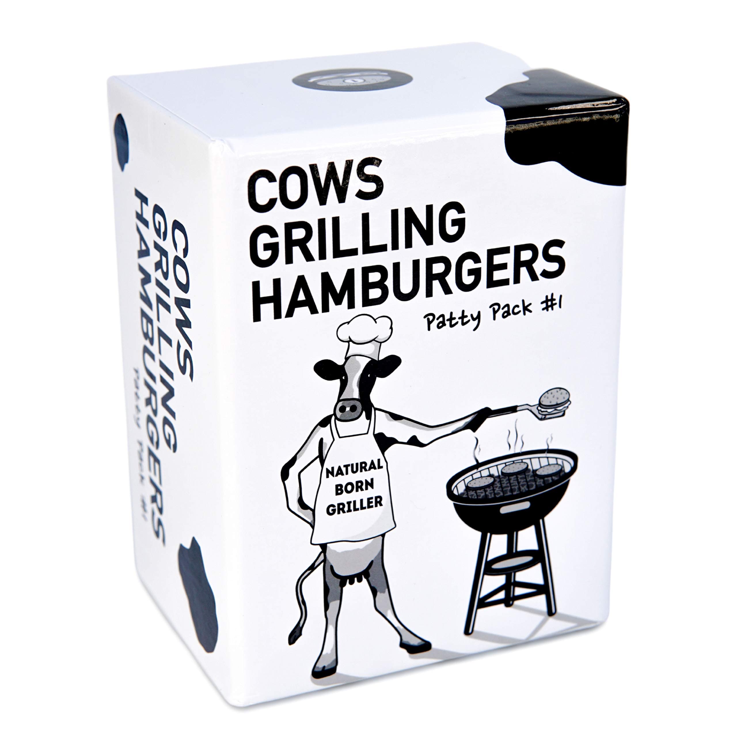 Towpath Gaming Cows Grilling Hamburgers - Funny Adult Party Card Game - Stand Alone or Expansion Pack - Hilarious NSFW Grown Up Themes - Fun Parties, Groups and Game Nights