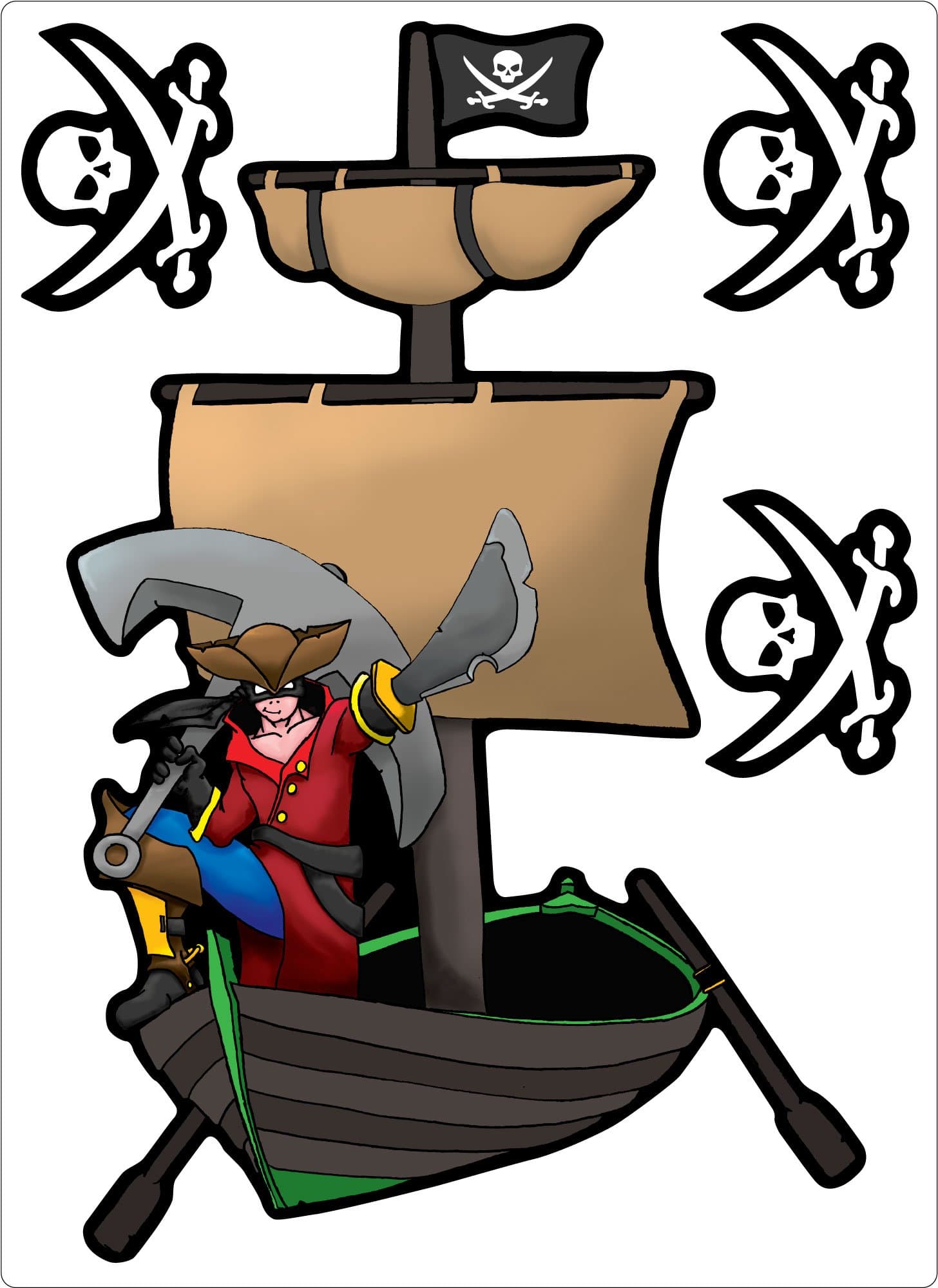 Kids Pirate Boat