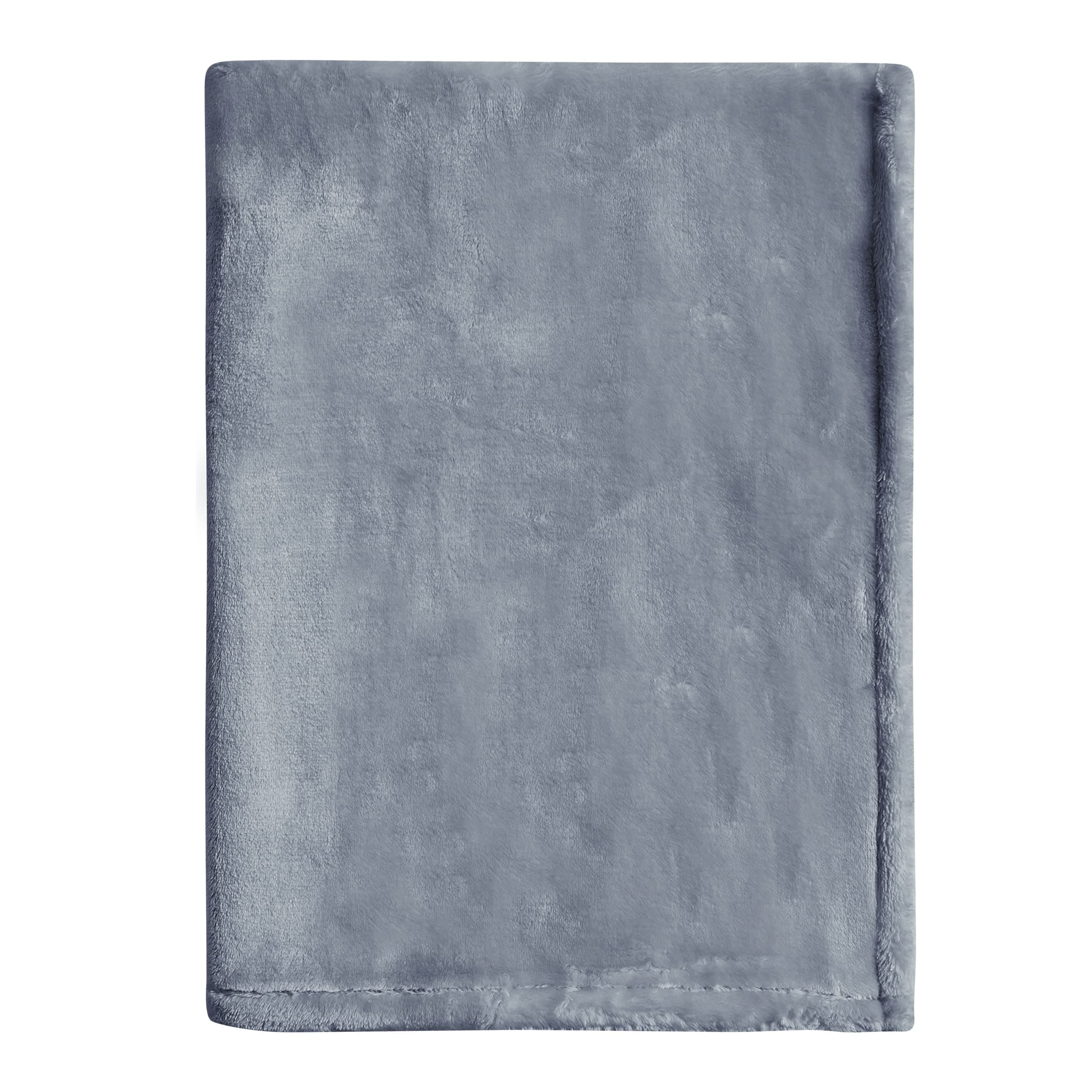 Mon Lapin Velvet Baby Blanket 30" x 40" - Gray