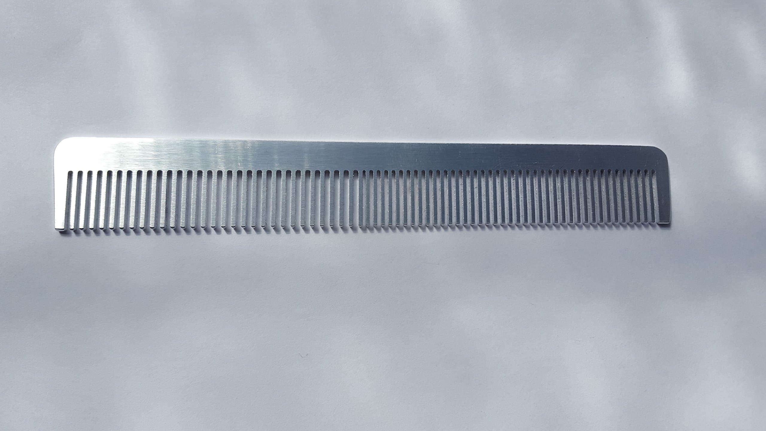 Stainless Steel 7" Metal Pocket Comb
