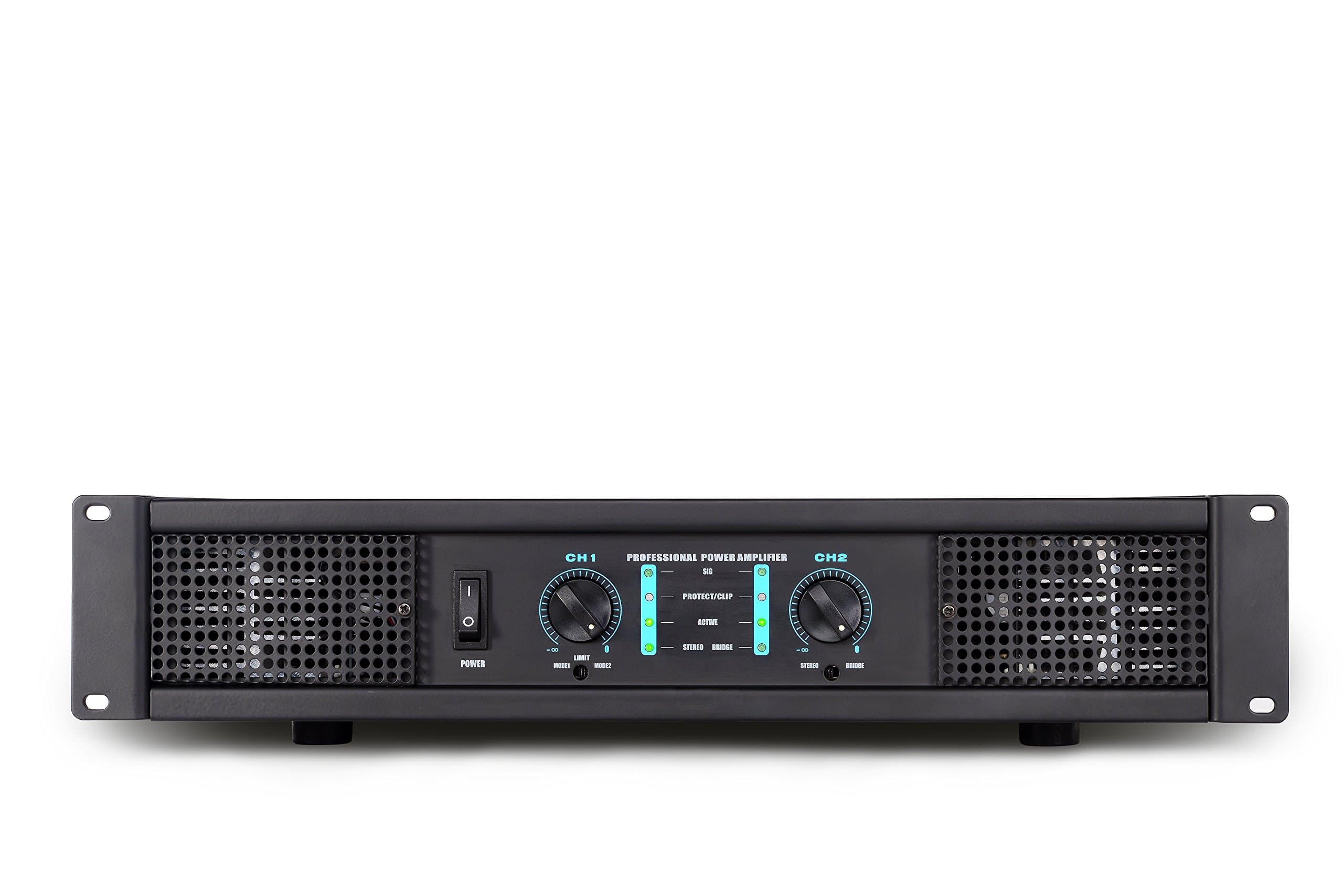 DIGIHERTZ ADUIO 2U Professional Power Amplifier Model-Dah1200, 1200 Watt(2 x 1200W)@ 4 OHM Dual Channel