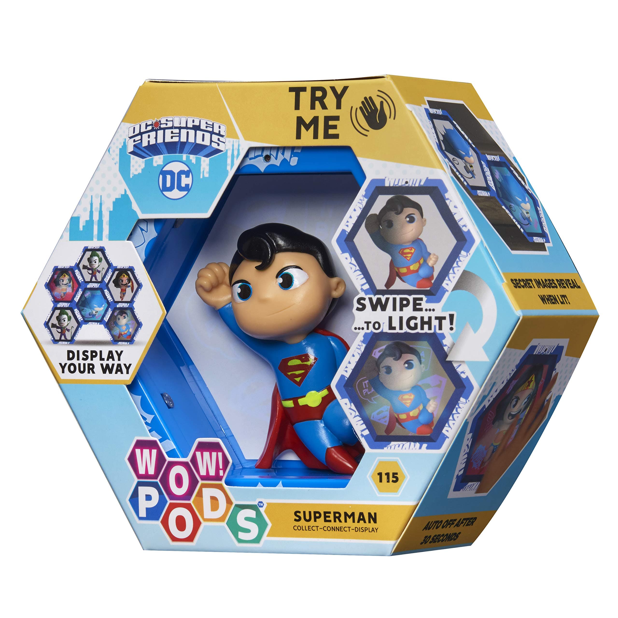 DC Comics Superman Collectable Light-Up Figures
