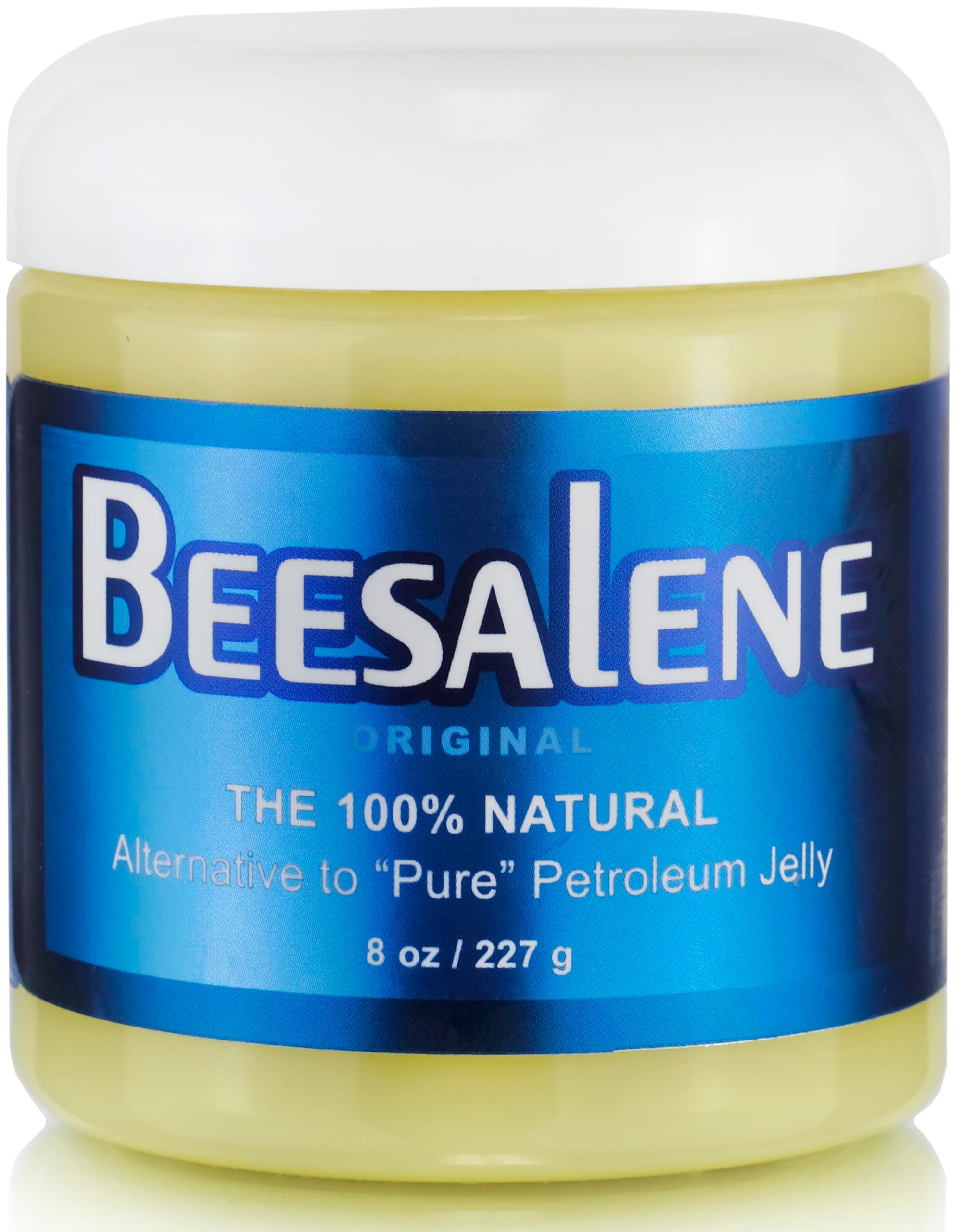 Beesalene Original Unpetroleum - 100% Natural & Hypoallergenic Alternative to Petroleum Jelly - Lips, Hands, Feet, Makeup Remover and More (8 Ounce)