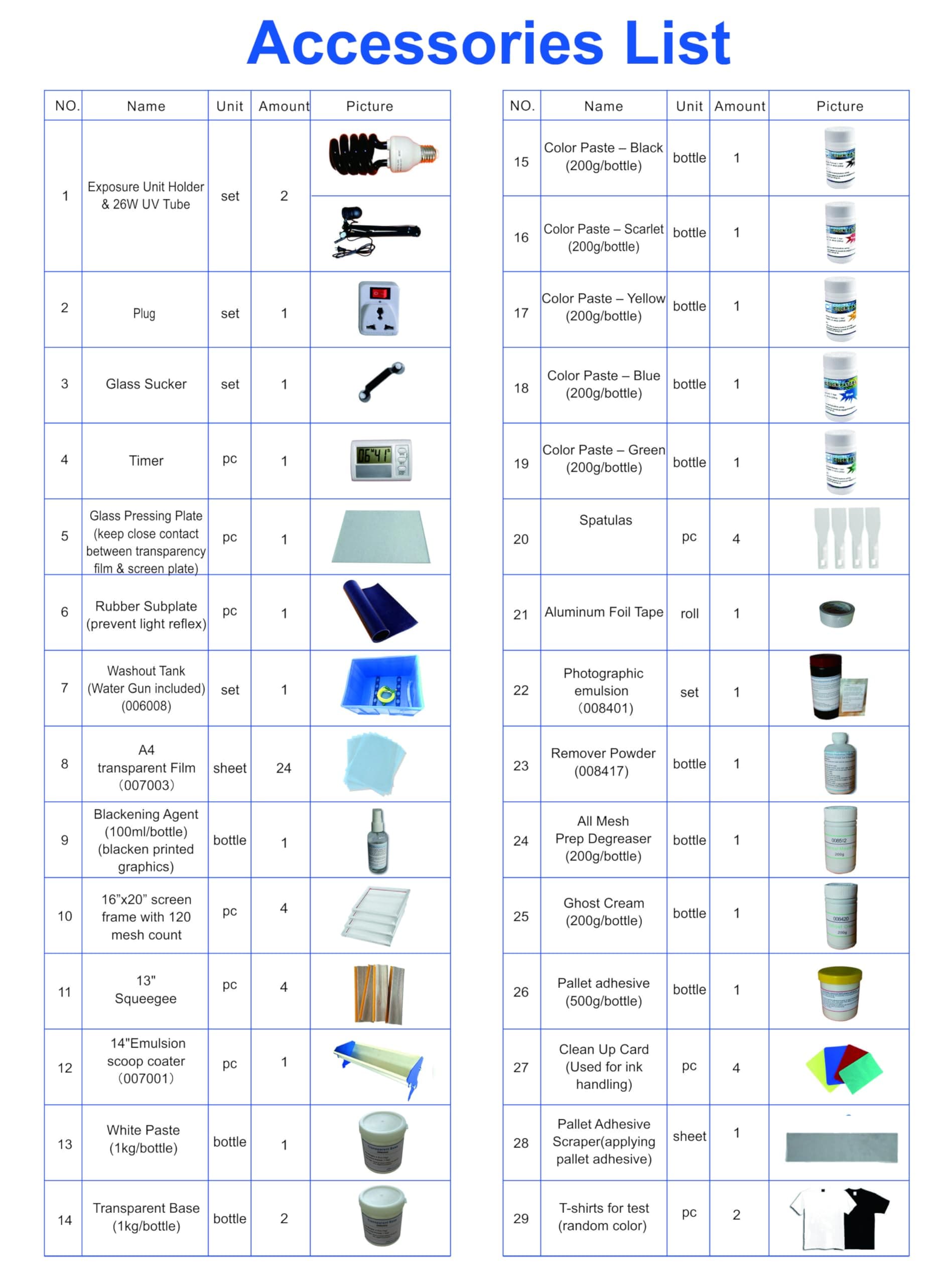 4 Color 4 Station Screen Printing Kit Screen Printing Assembly Screen Drying Cabinet
