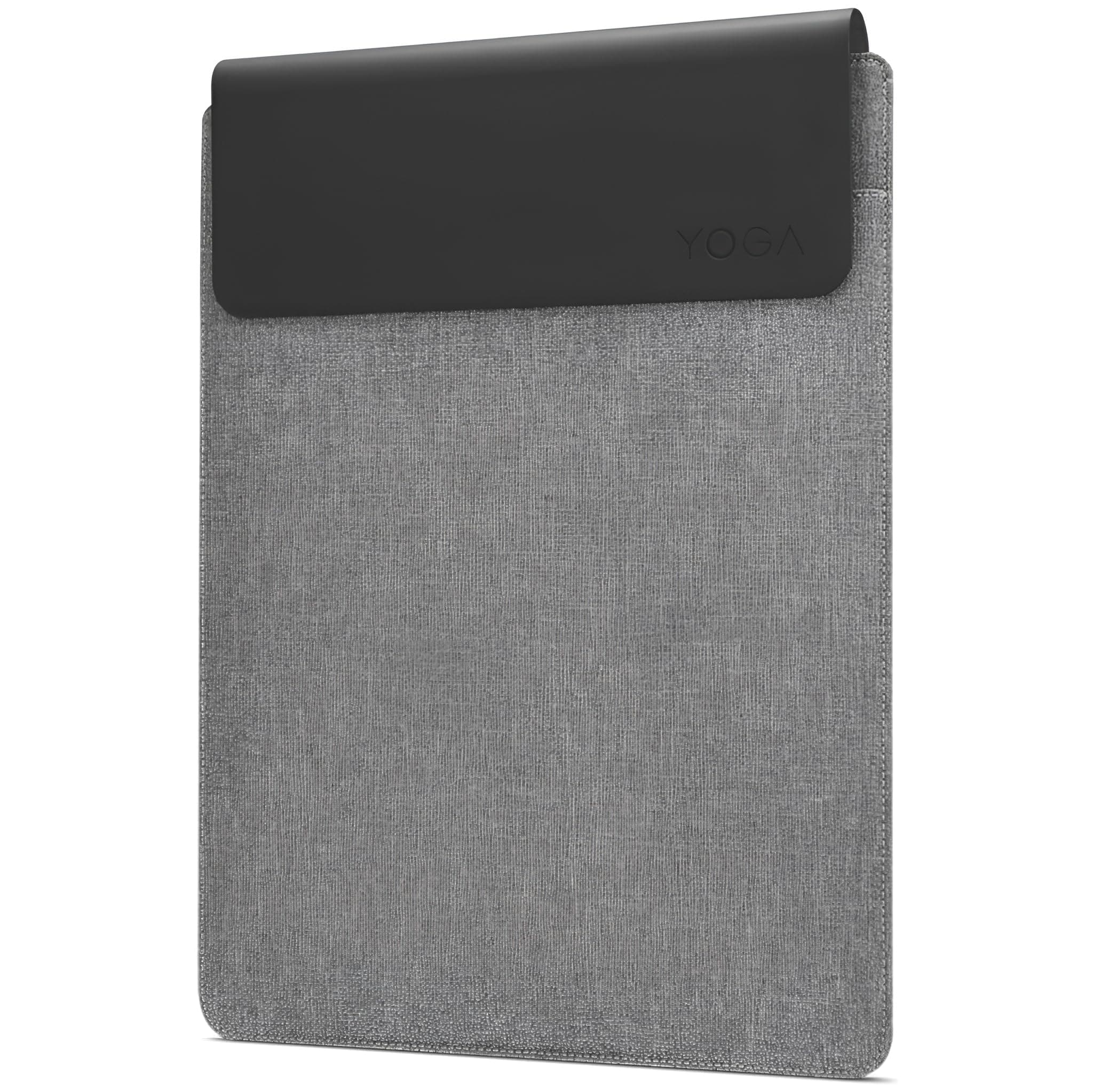 Yoga Laptop Sleeve – 14.5 inch – Magnetic Closure – Slim & Light – Made from Recycled Materials – Separate Accessory Pocket – Grey