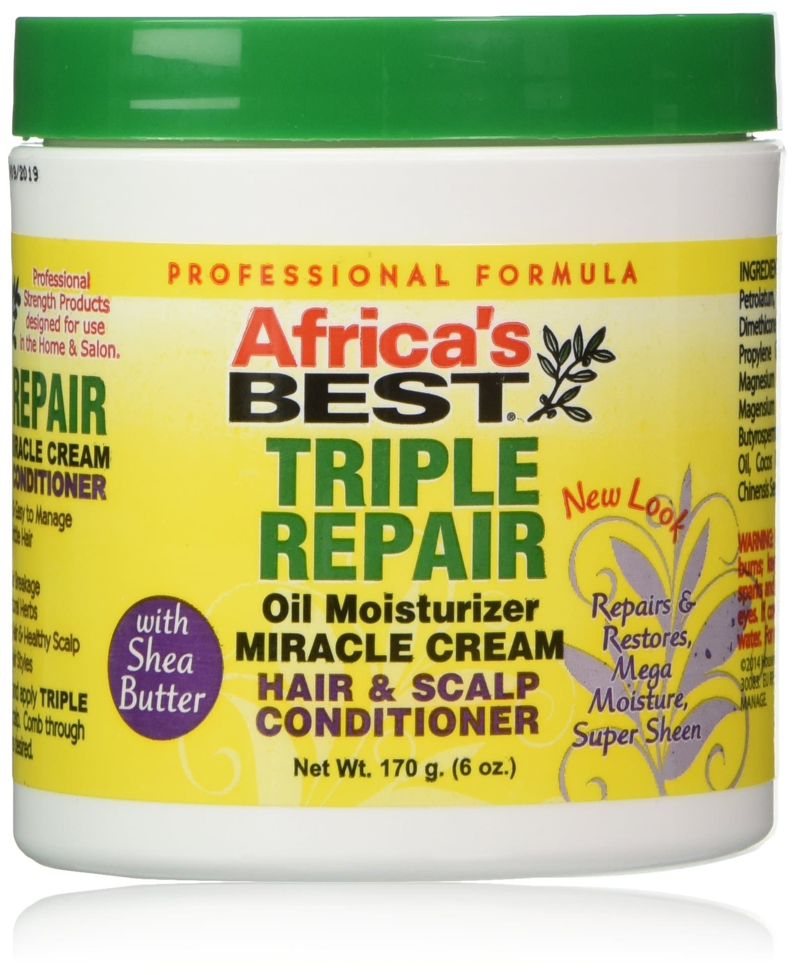 Africa'S Best Triple Repair Oil Moisturizer Hair And Scalp Conditioner, 6 Ounce (Packagingmay Vary)