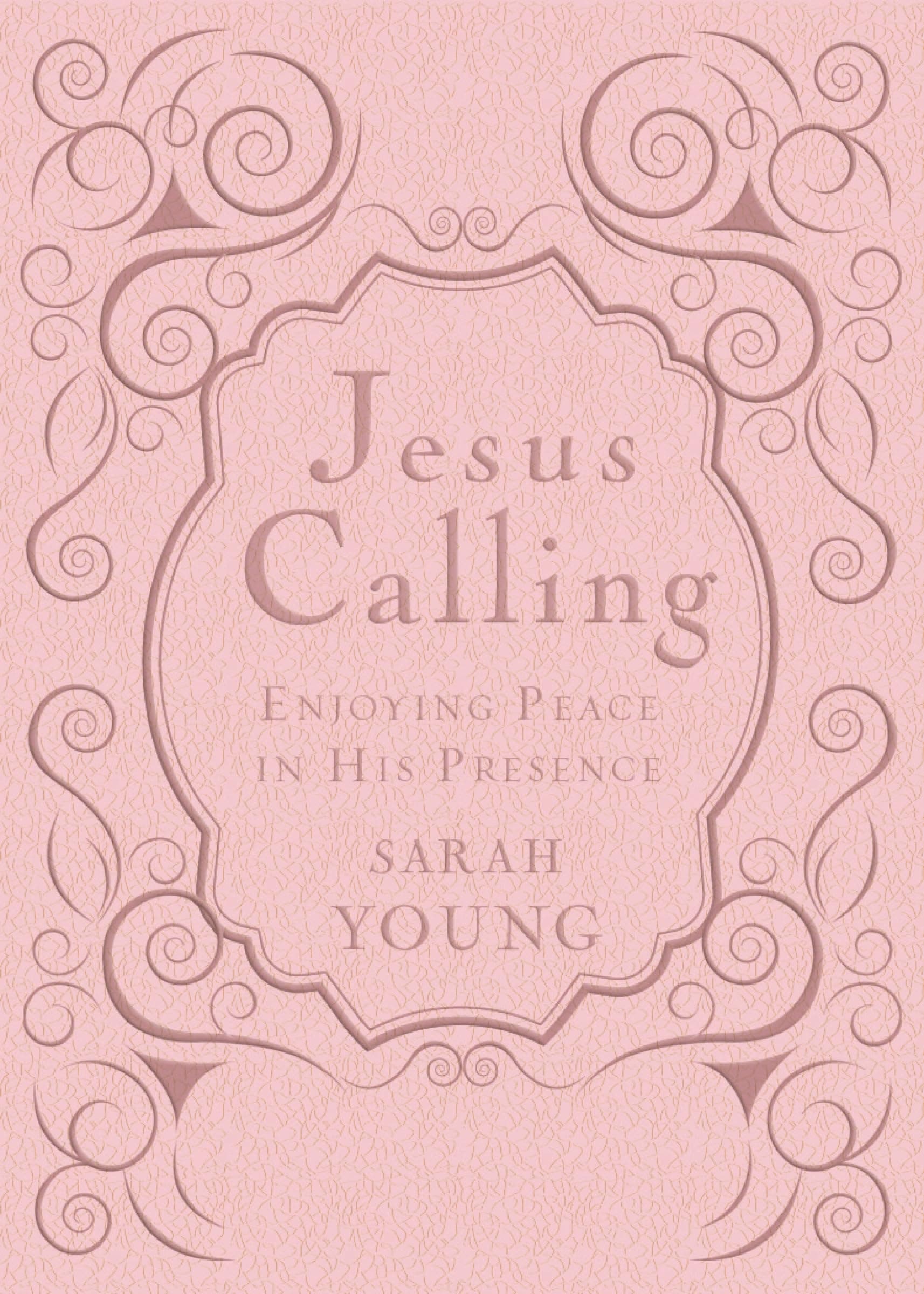 Jesus Calling, Pink Leathersoft, with Scripture References: Enjoying Peace in His Presence (A 365-Day Devotional) – The Perfect Christian Lent and Easter Gift for Women