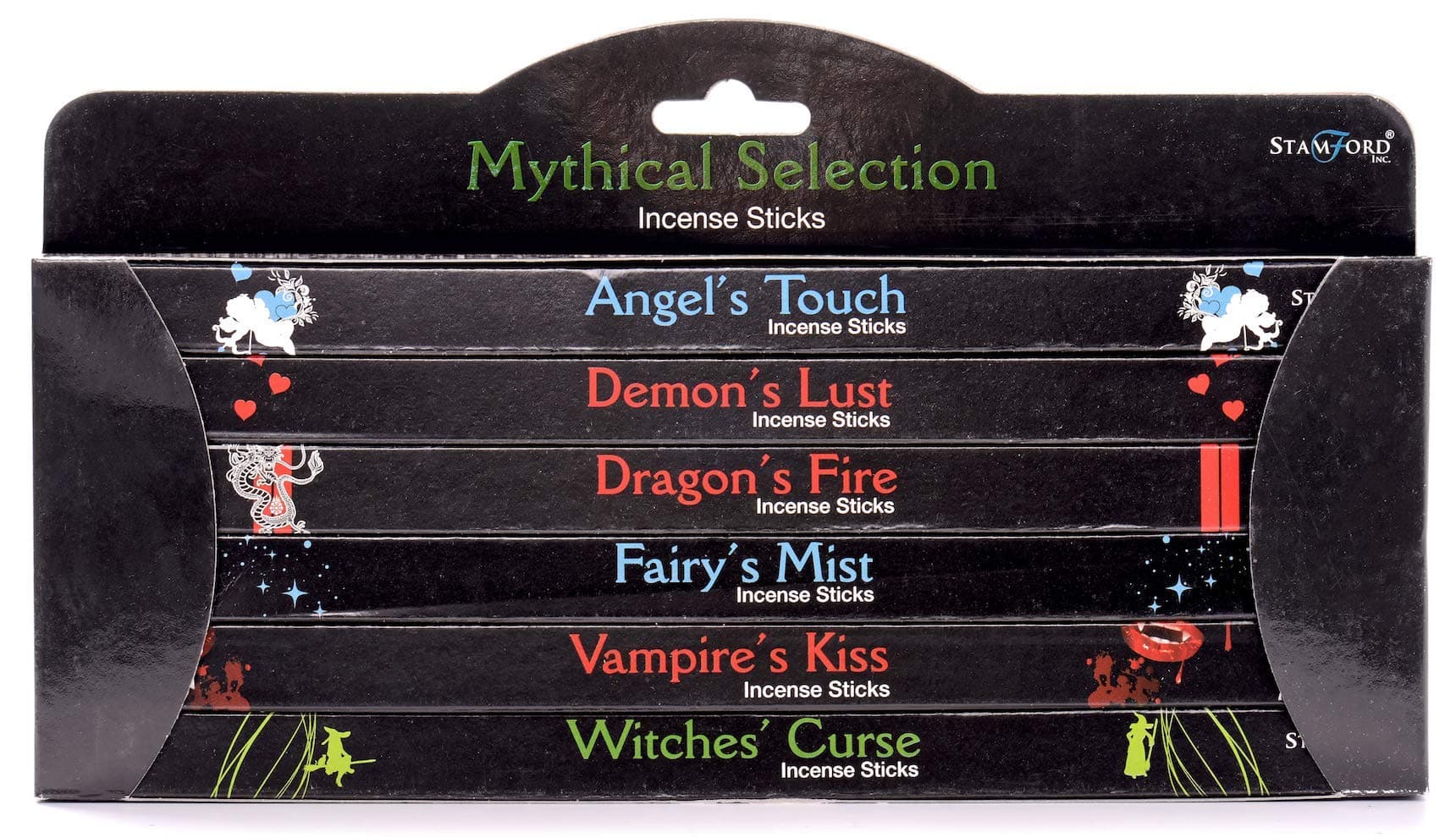 Stamford Incense Sticks Gift Set - 6 Packs of 8 Sticks Each - 48 Count - Assorted Fragrances