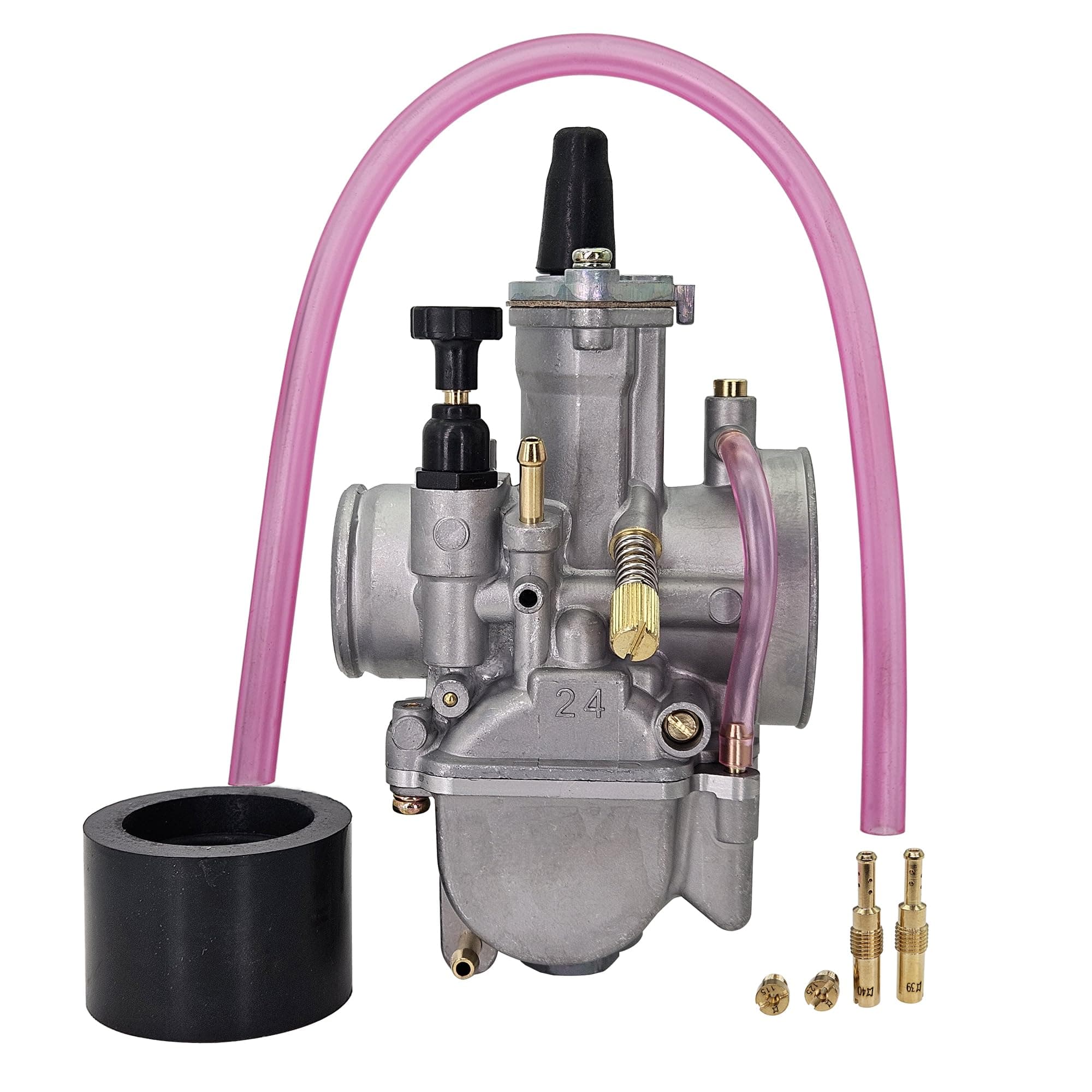 Universal PWK 24mm Carburetor Universal 50cc to 110cc Engine Scooter Quad Motorcycle ATV