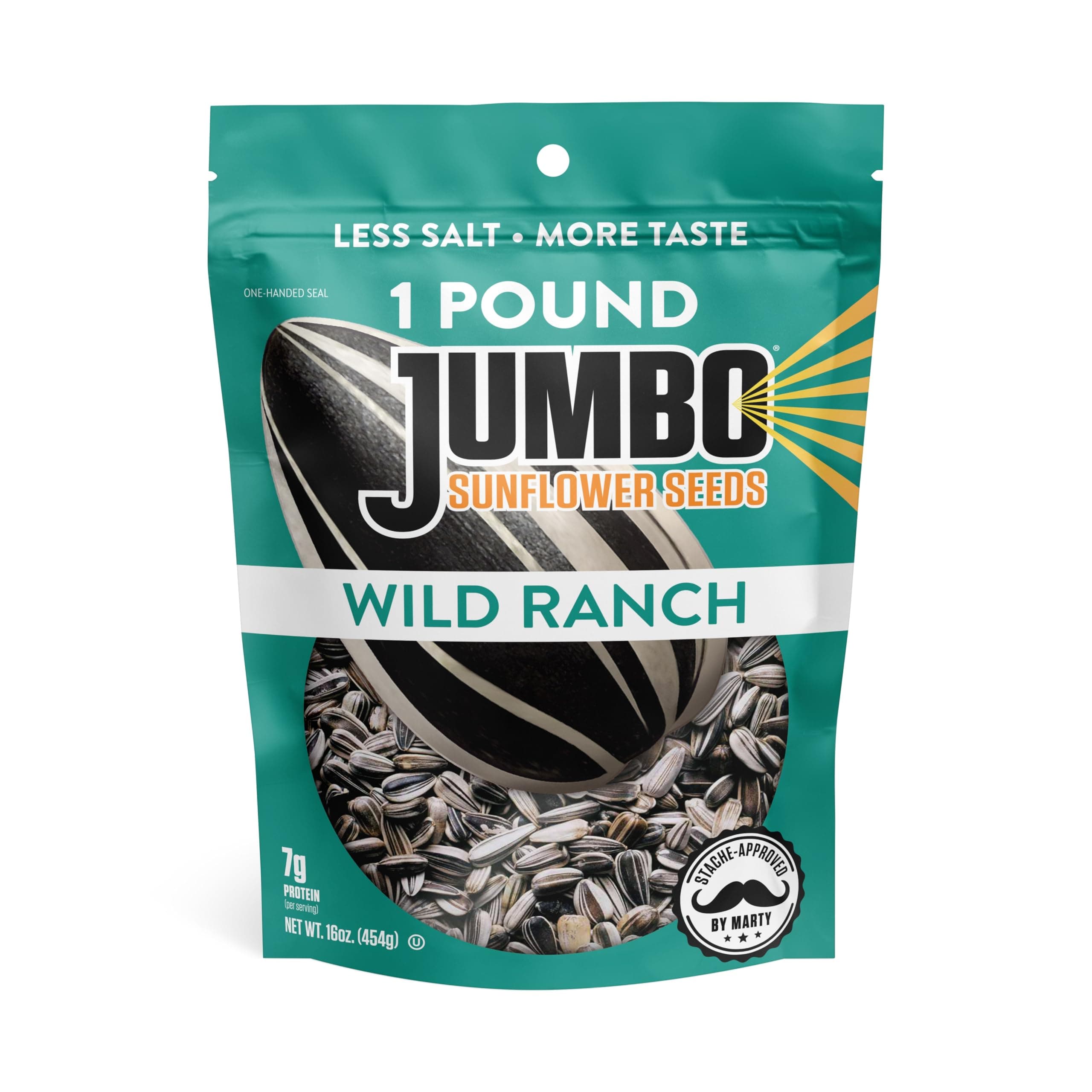 - JUMBO SUNFLOWER SEEDS, Ranch, 16-Ounce (Pack of 6)