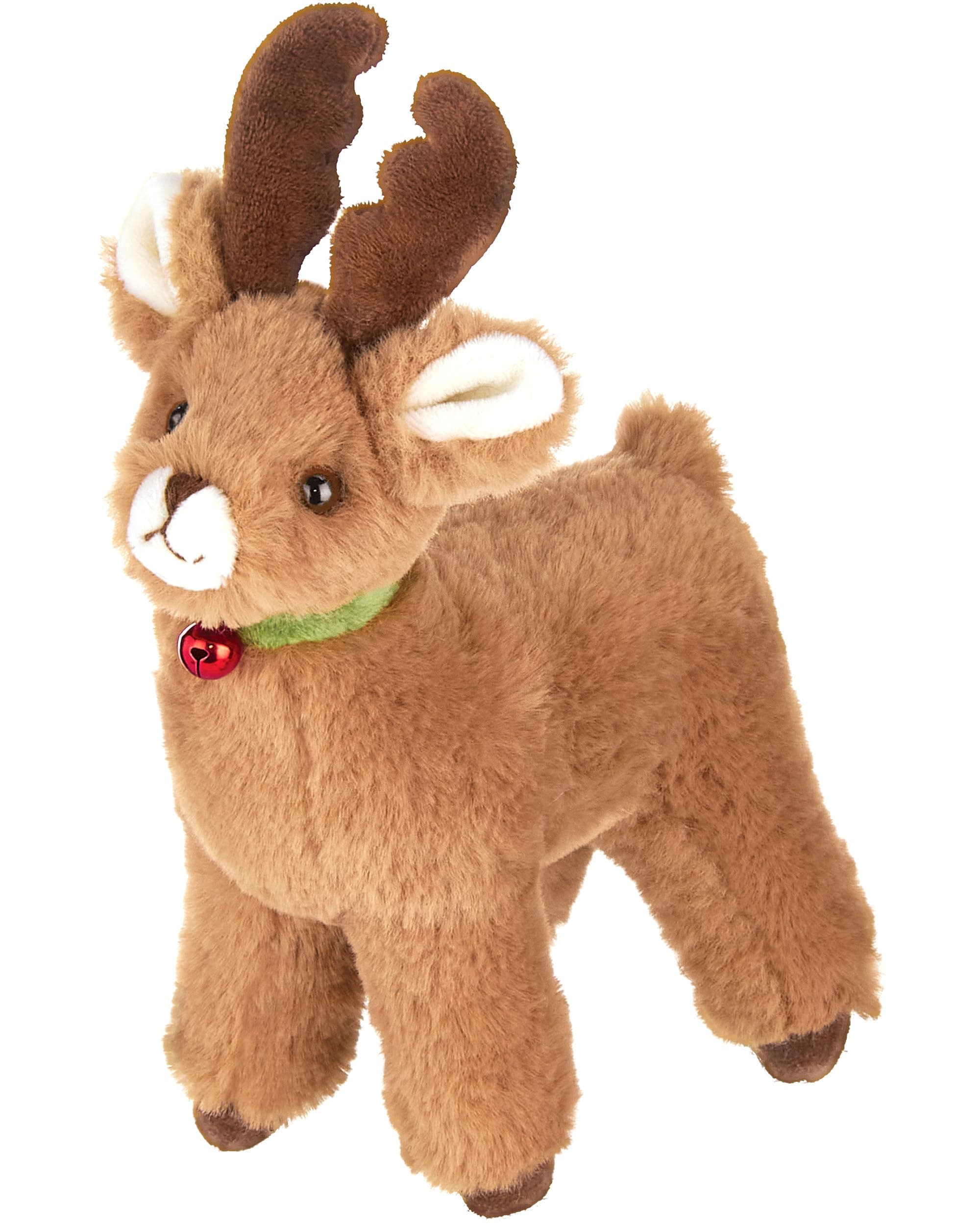 Bearington Christmas Stuffed Animals Christmas Plush Reindeer Holiday Toys for Kids, Boys, Girls - Joly 6"