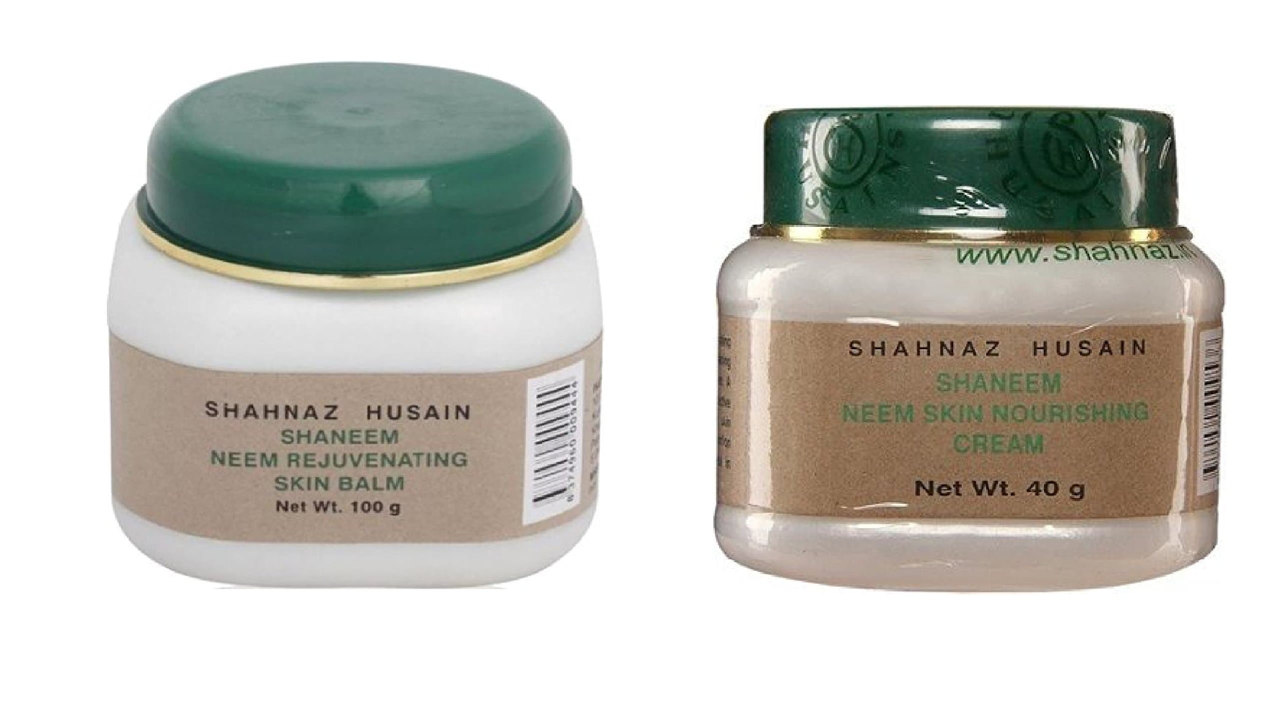 Shahnaz Husain Neem facial kit Pack of 2 (1 Neem Nourishing Cream Plus 40gm & 1 Neem Rejuvenating Skin Balm Plus 100gm)