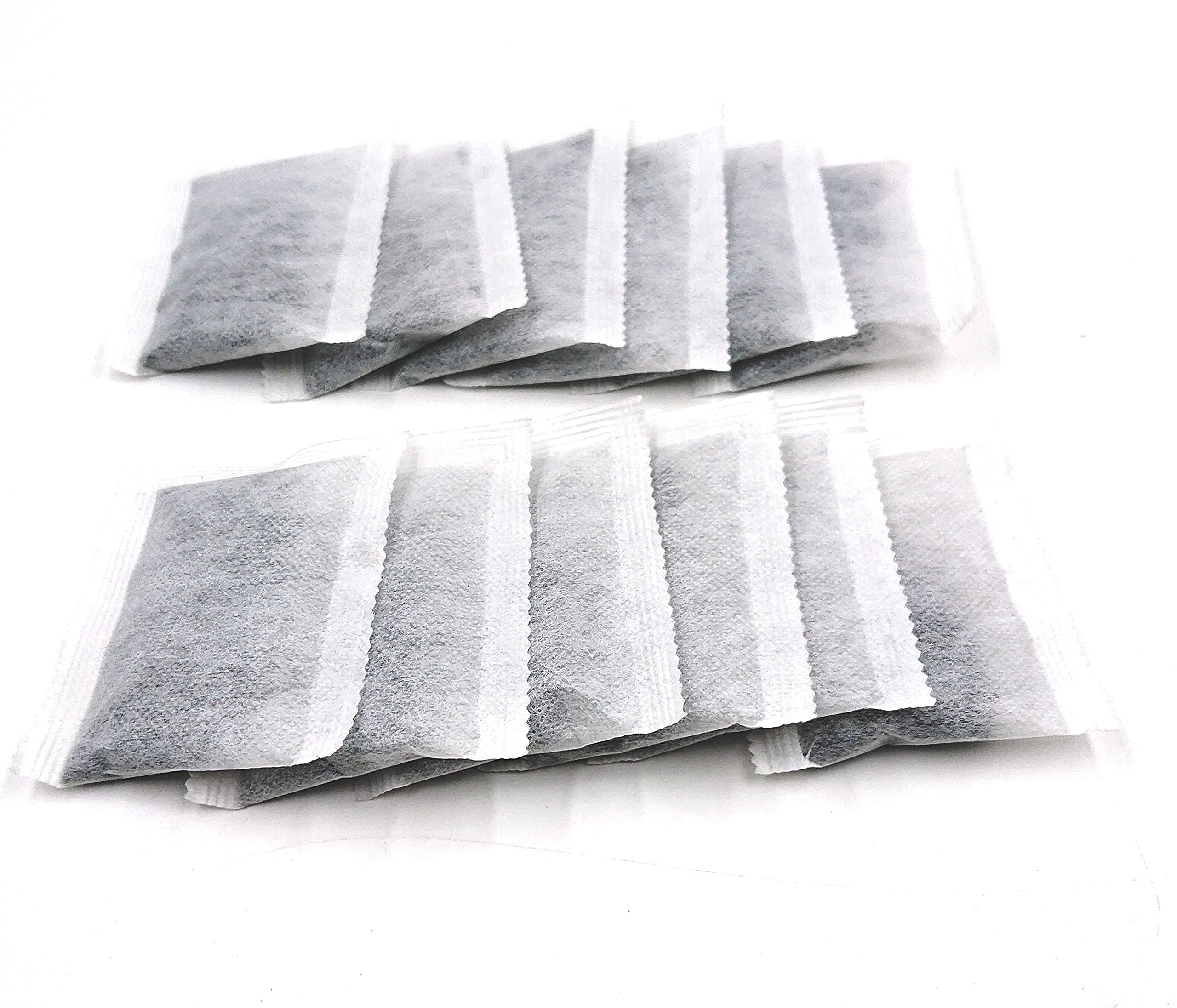 12 Pack Activated Charcoal Distiller Filters -Coconut Shell Activated Carbon Filter Sachets -Compatible with Megahome and Other Countertop Distillers
