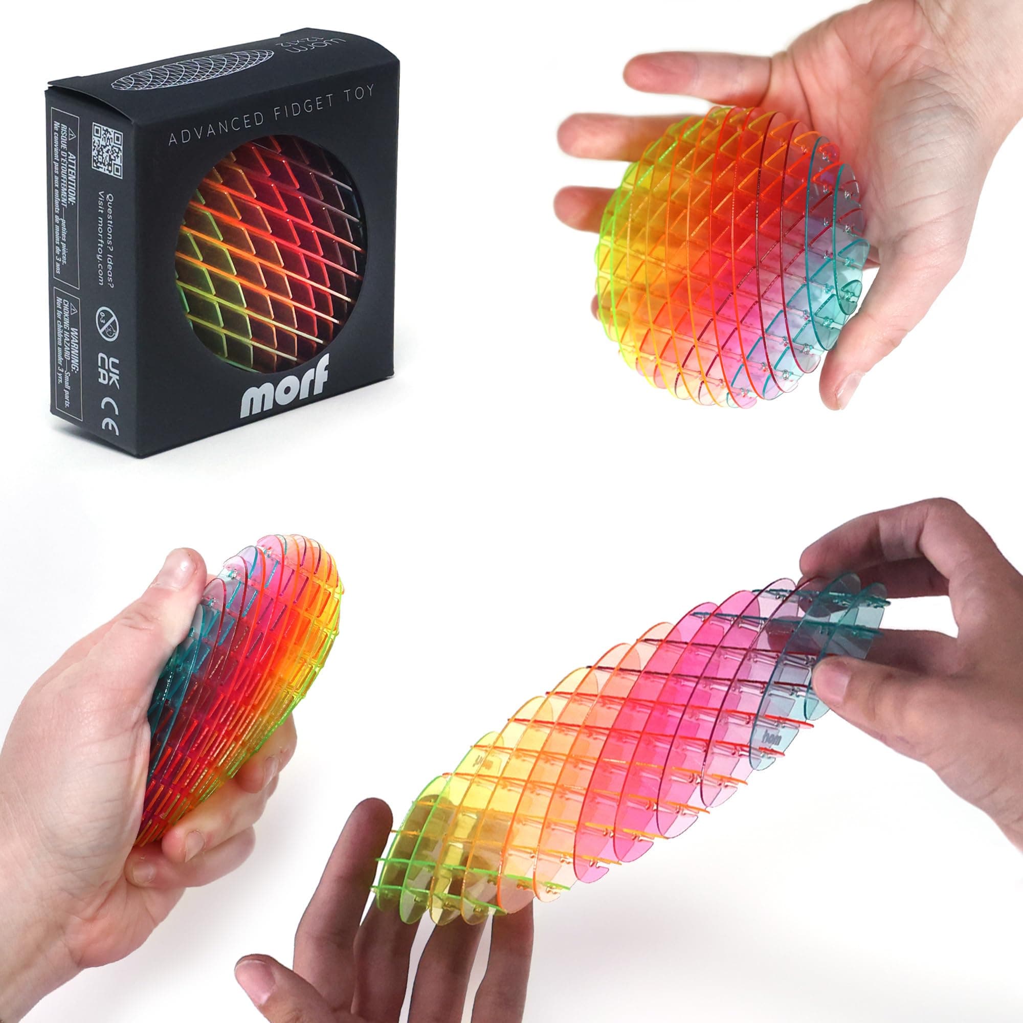 Fidget Worm Toy - Flexible 3D Sensory Toy for Kids, Teens, and Adults – Stretchy, Quiet, Stress and Anxiety Relief, Focus - for Tactile Play, School, Work Gifts, Great for Classroom and Office