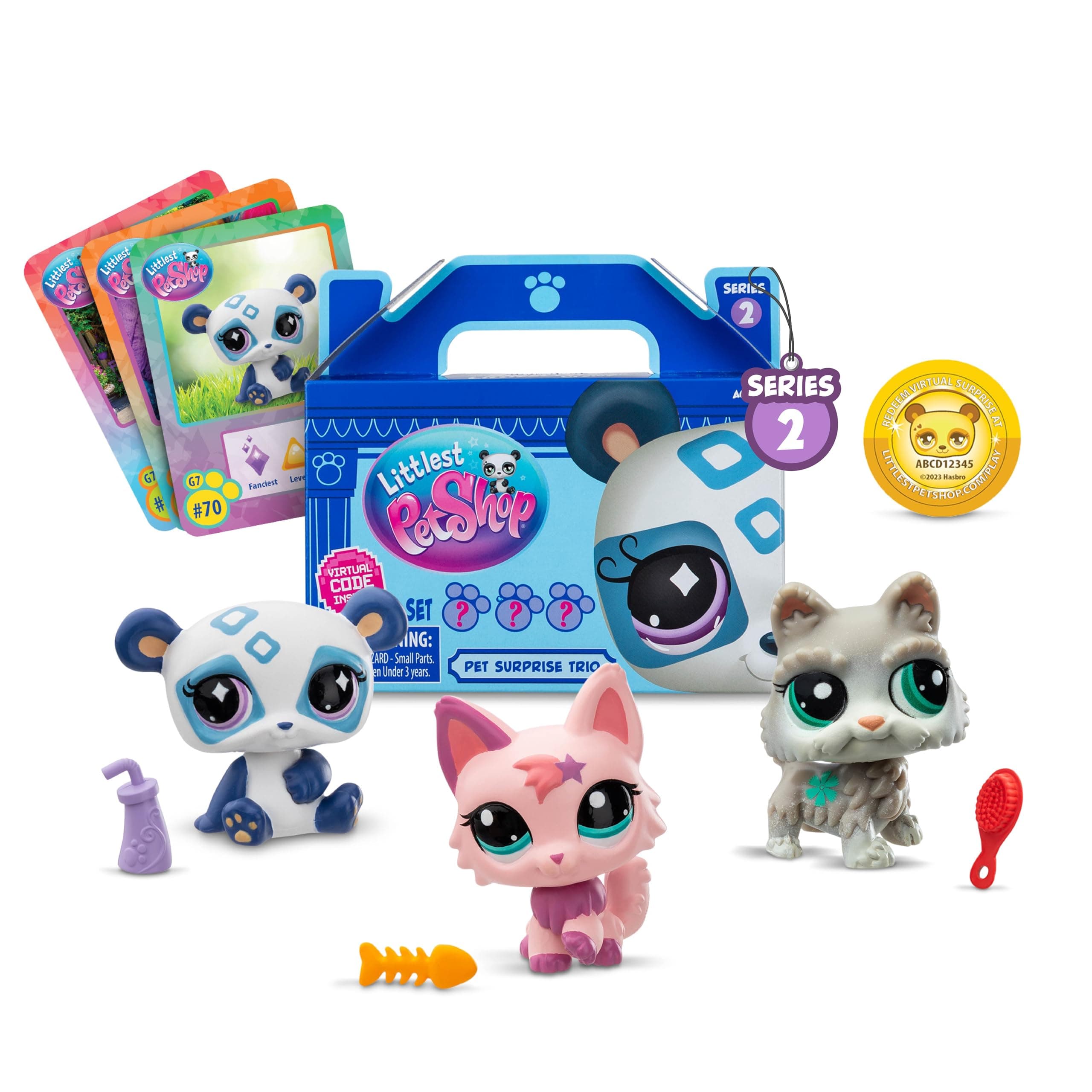 Littlest Pet Shop New 3-Pack Blind Assortment Series 2